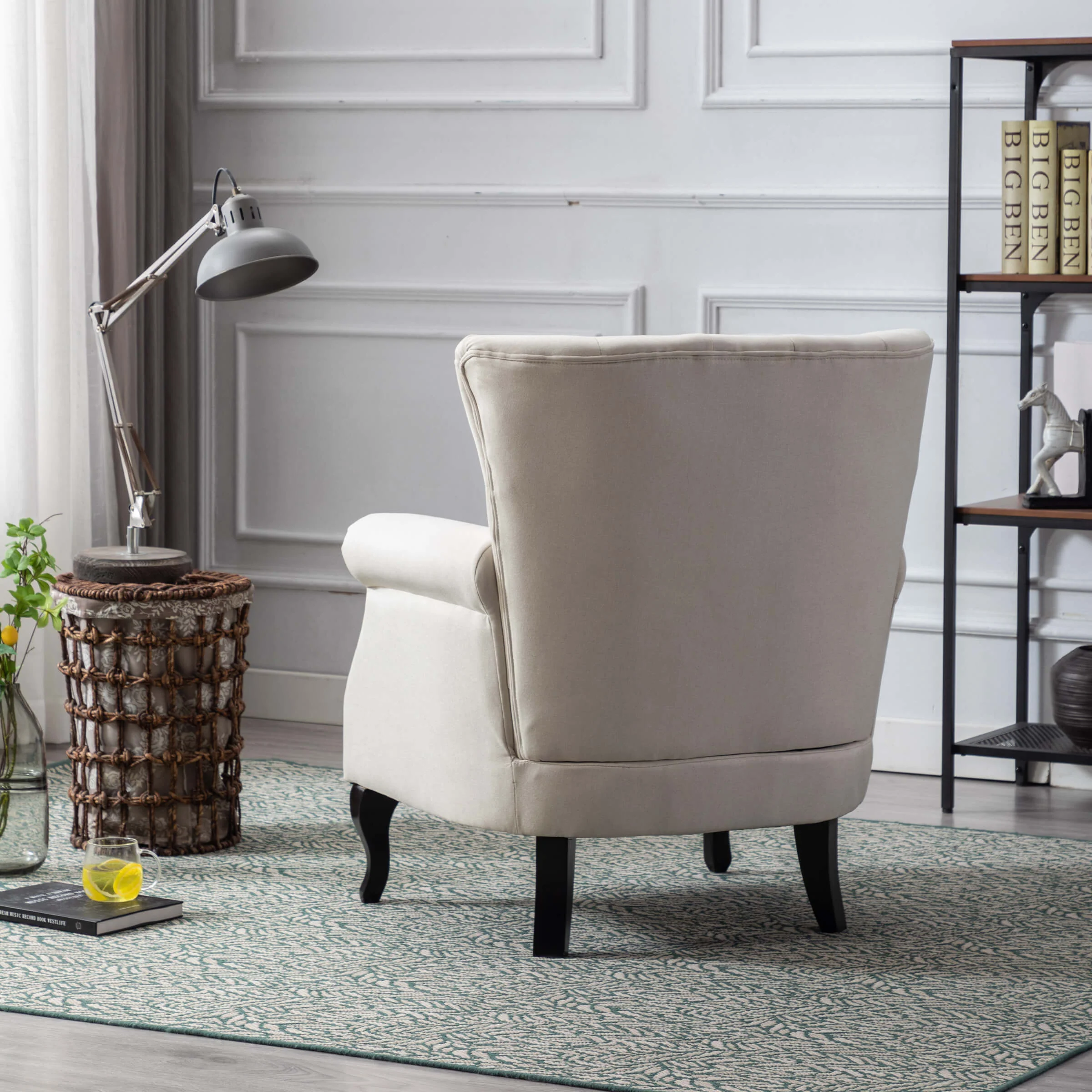 Wingback Tufted Accent Chair - XXX1AC - Image 5