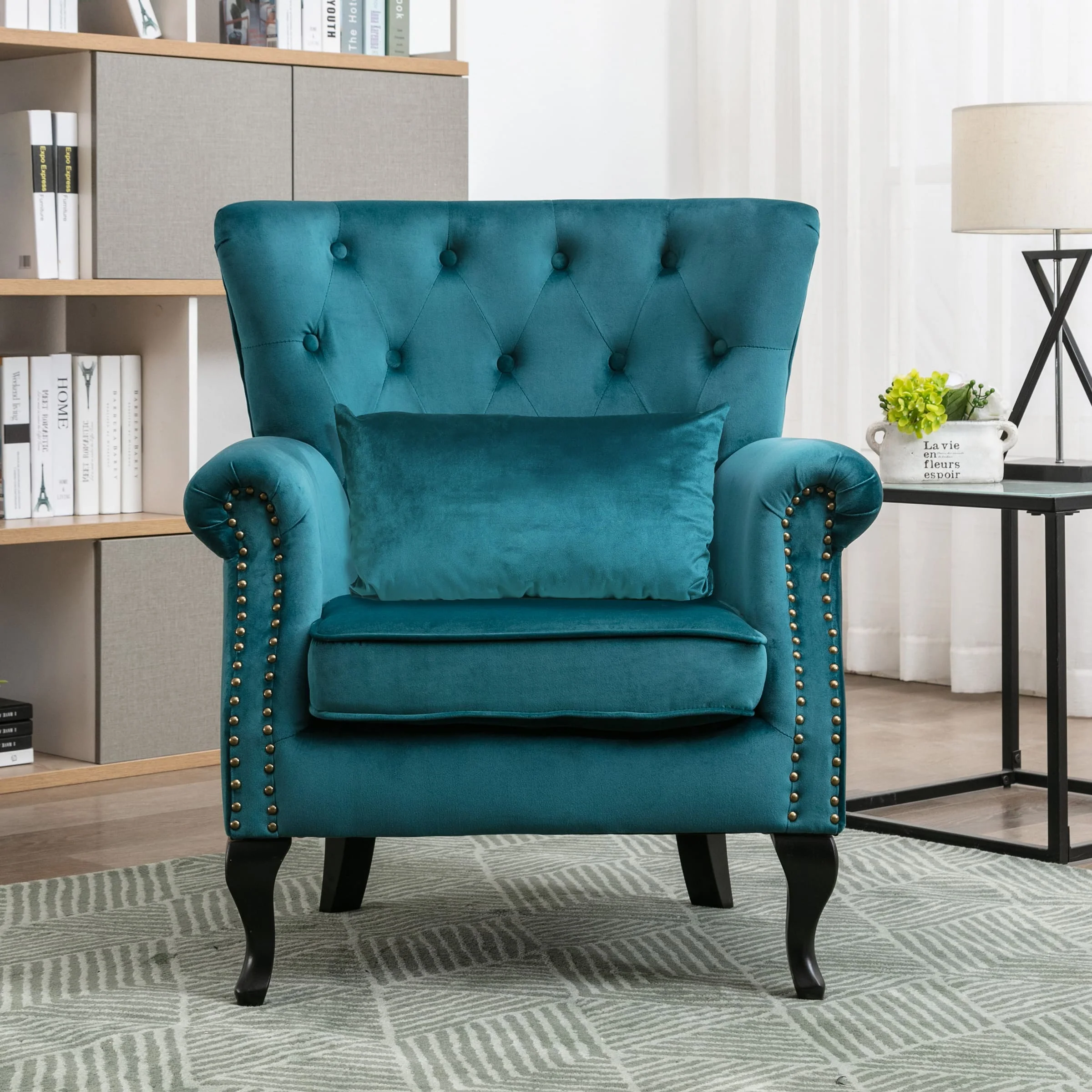 Wingback Tufted Accent Chair - XXX1AC - Image 52
