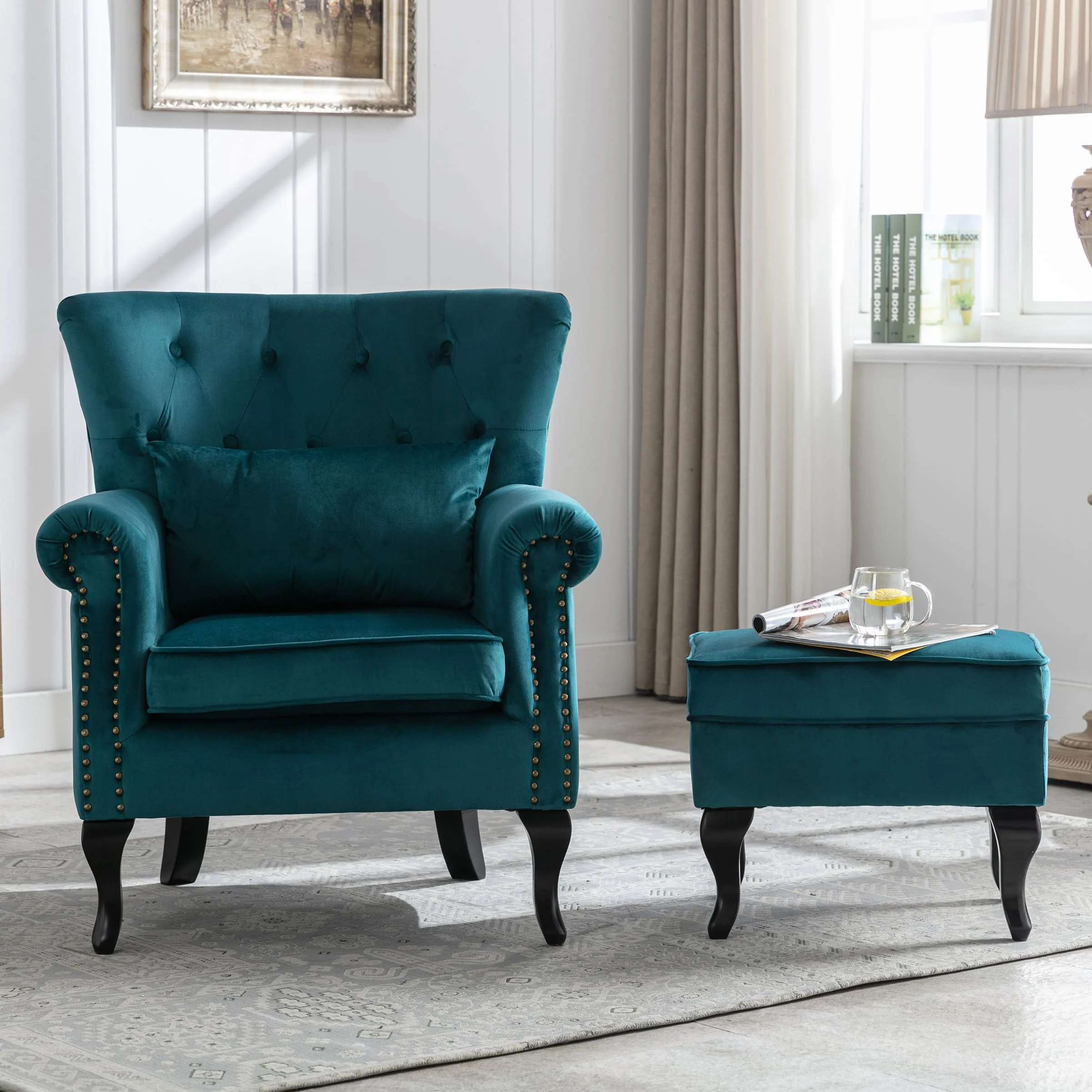Wingback Tufted Accent Chair - XXX1AC - Image 60