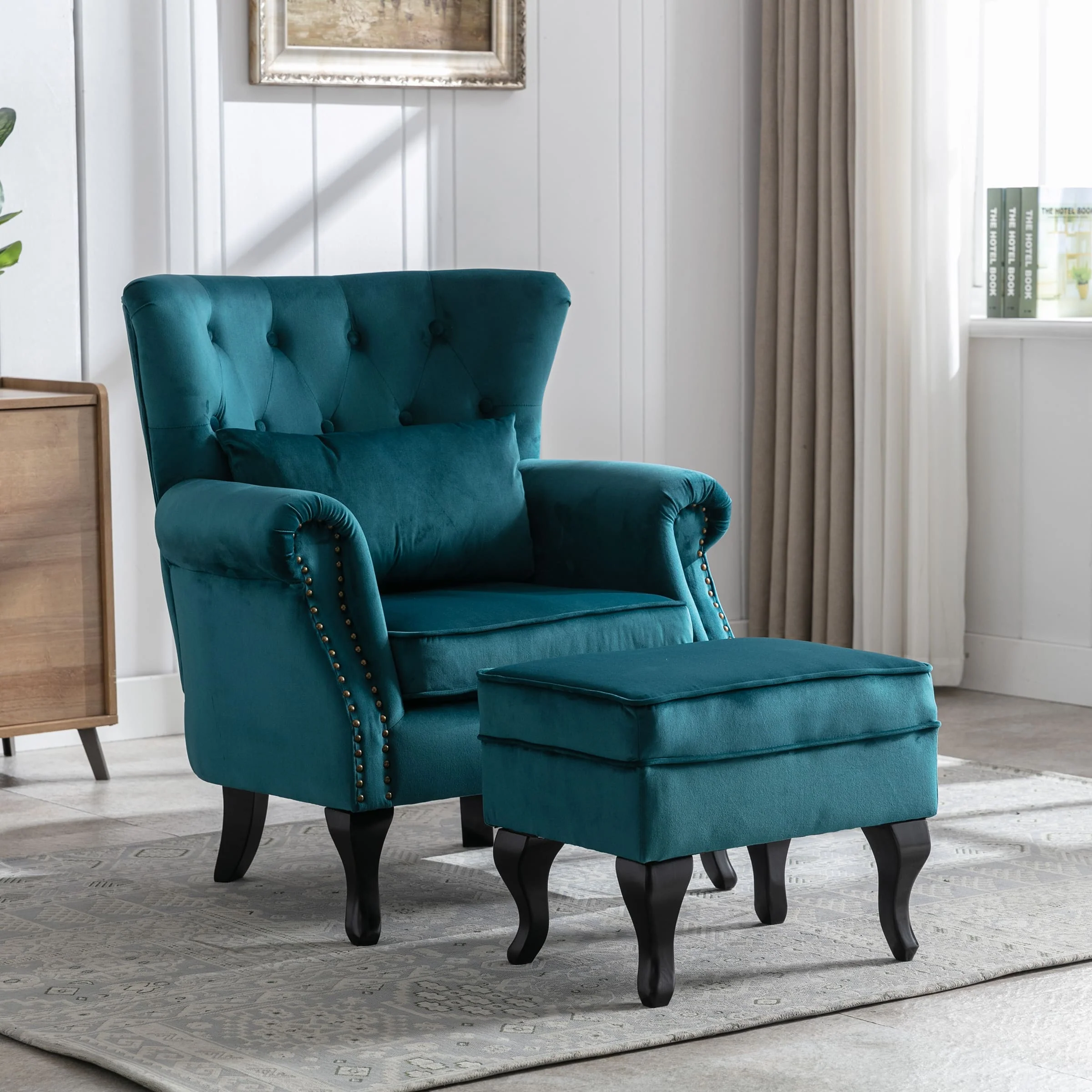 Wingback Tufted Accent Chair - XXX1AC - Image 61