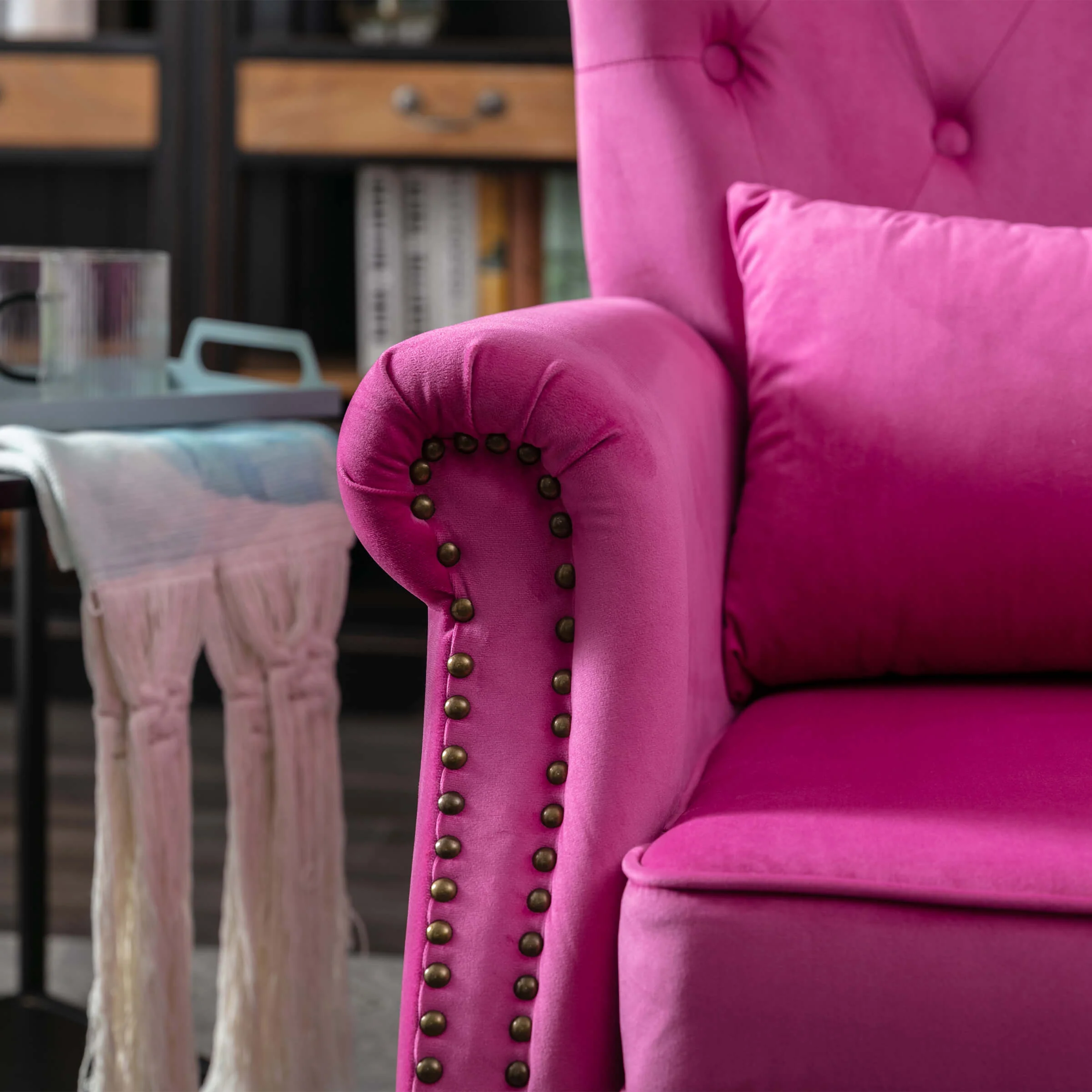 Wingback Tufted Accent Chair - XXX1AC - Image 69