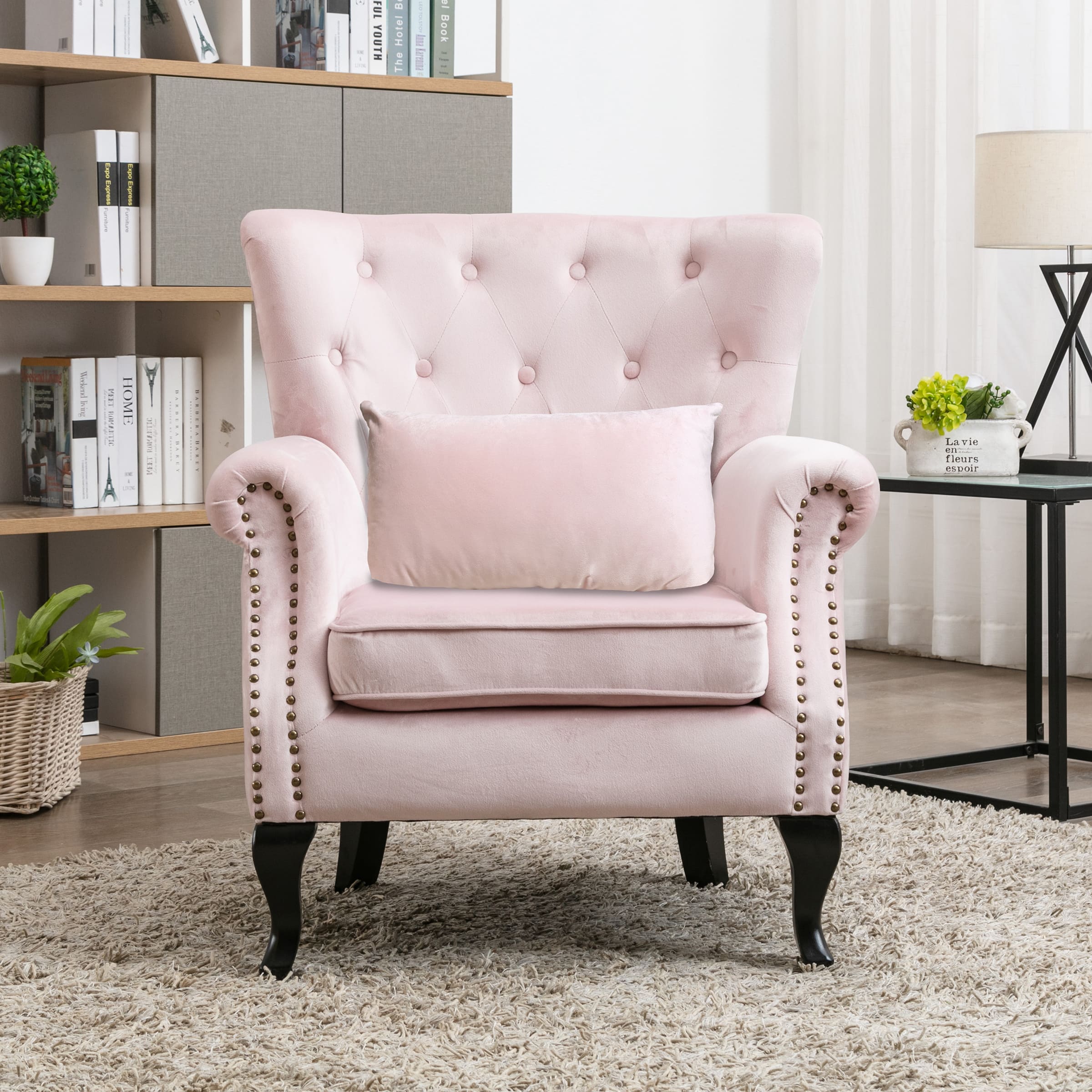 Wingback Tufted Accent Chair - XXX1AC - Image 72