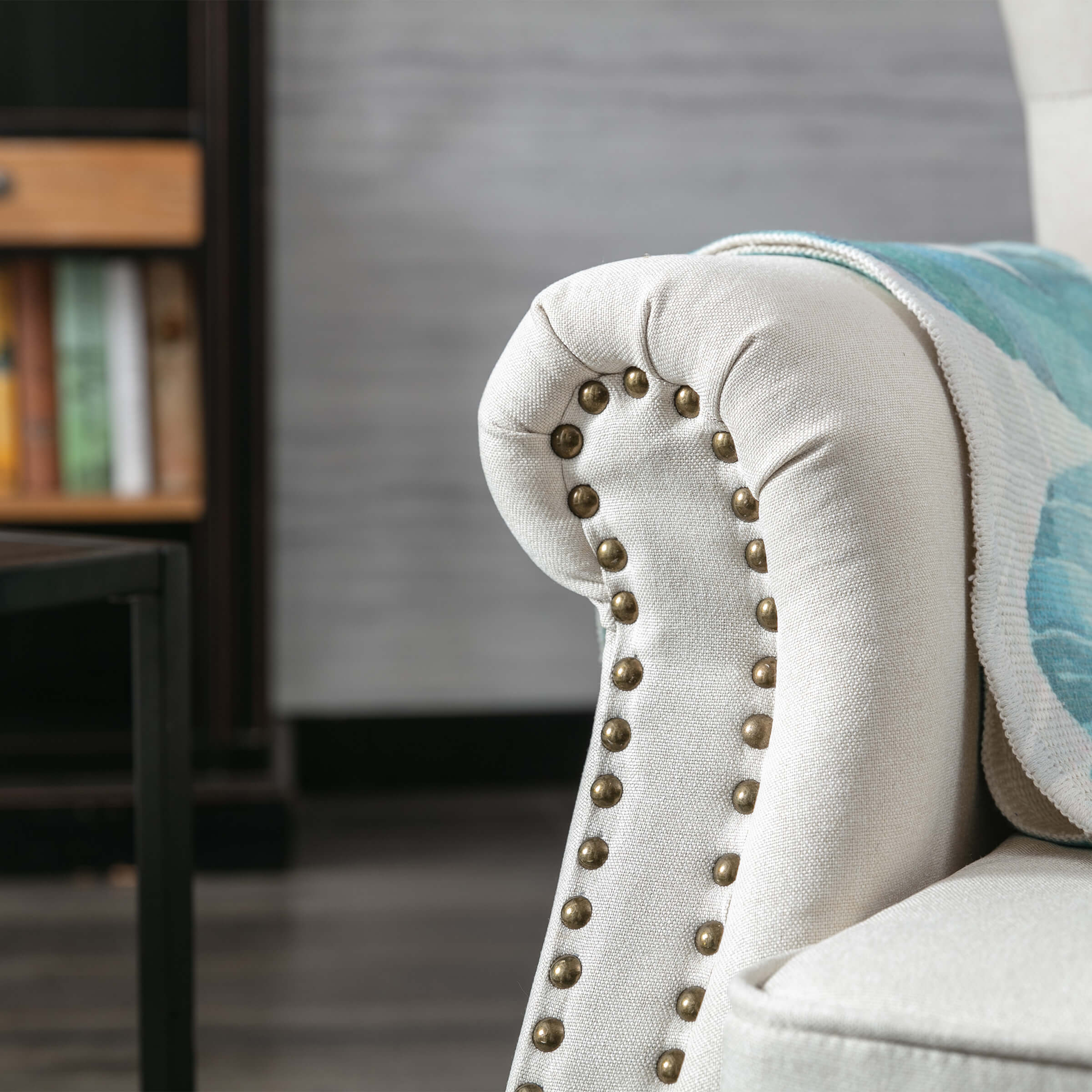 Wingback Tufted Accent Chair - XXX1AC - Image 8