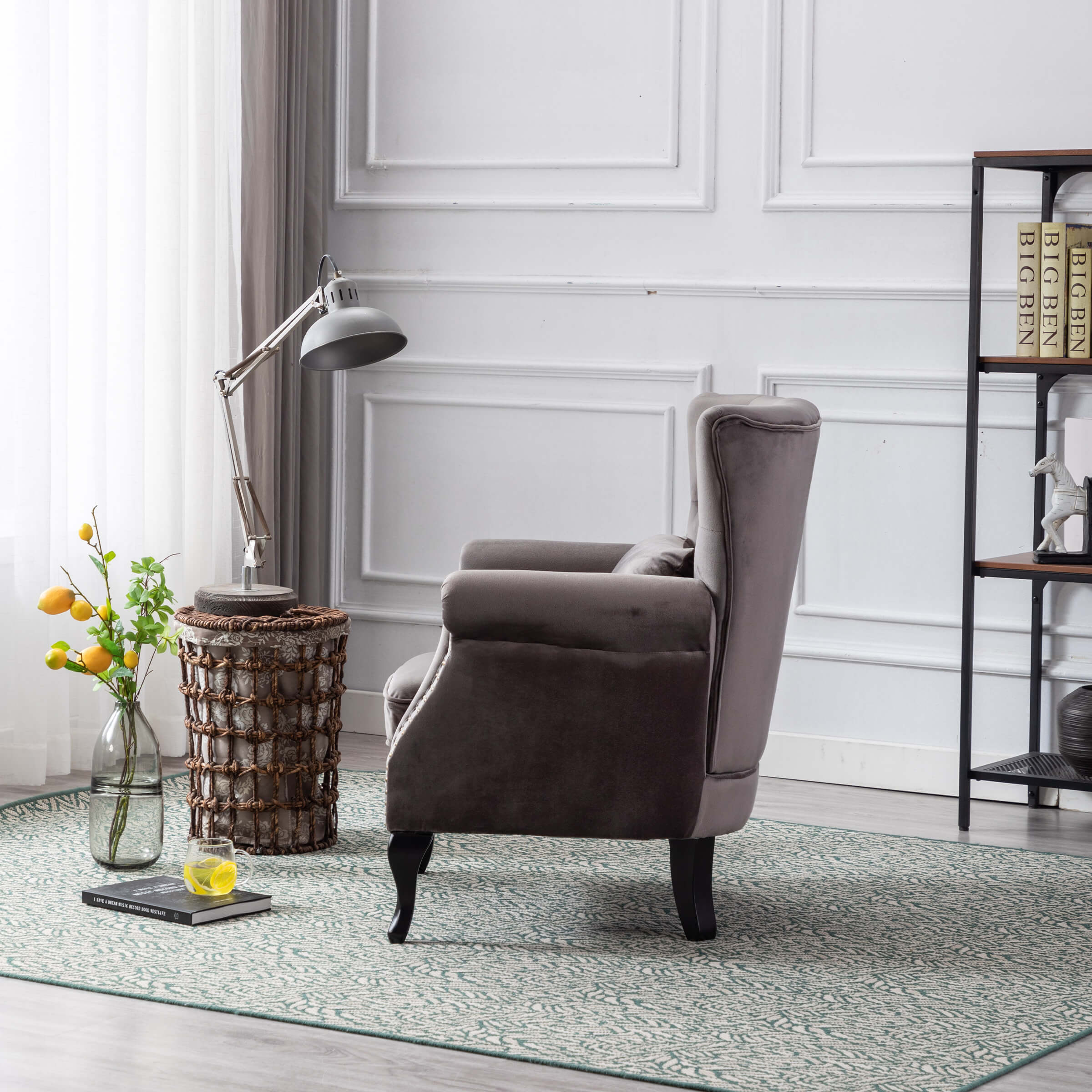 Wingback Tufted Accent Chair - XXX1AC - Image 81
