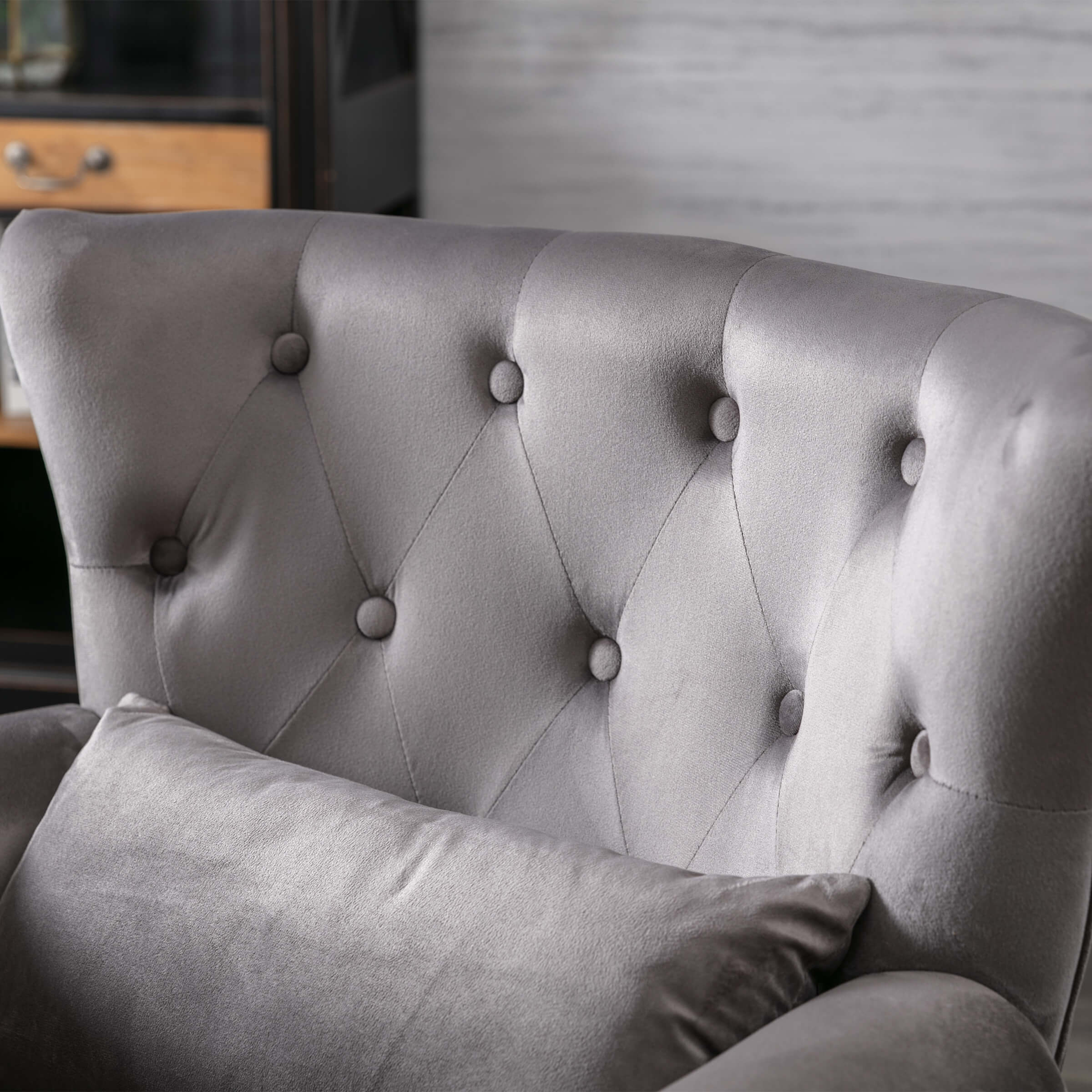 Wingback Tufted Accent Chair - XXX1AC - Image 83