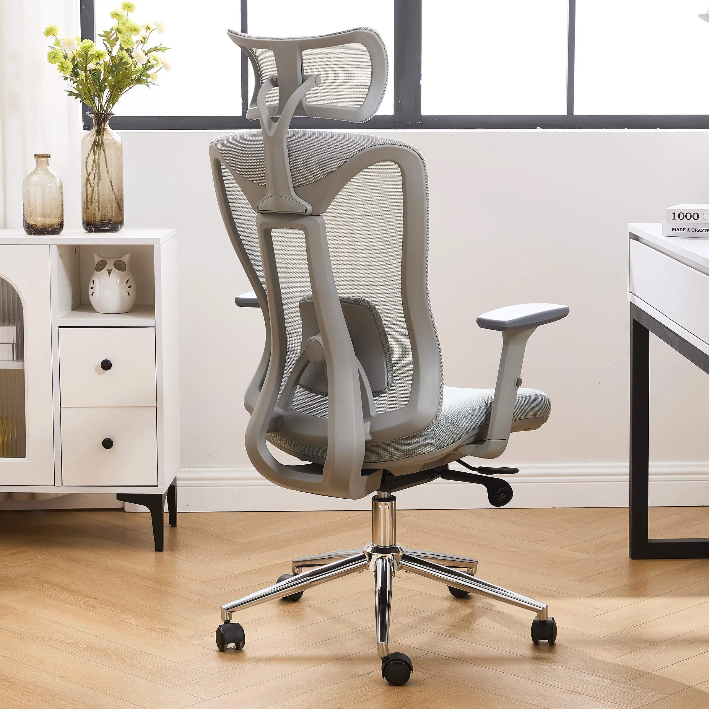Office Desk Chair with Lumbar Support - X913OC - Image 3