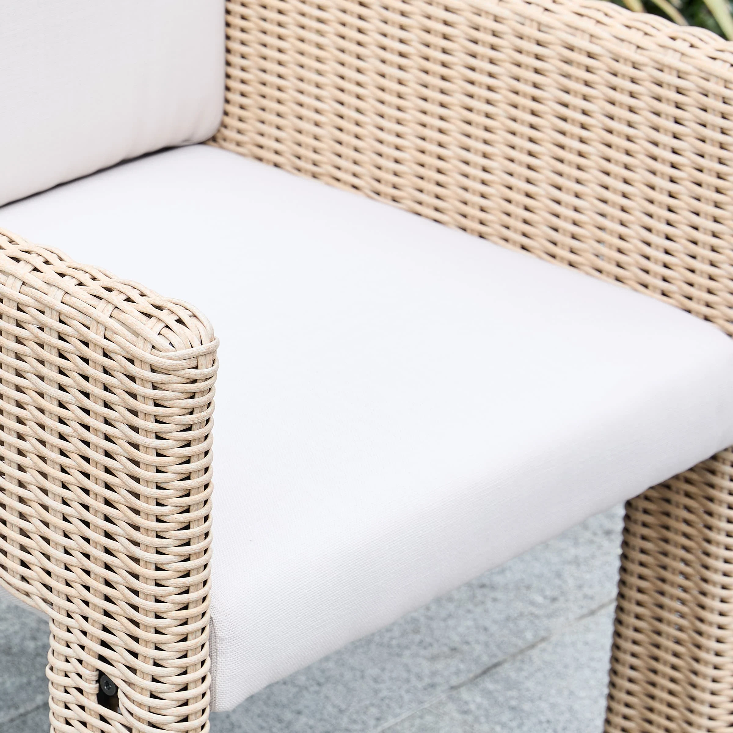 Outdoor Woven Dining Chairs Set of 2 - X003DC - Image 5