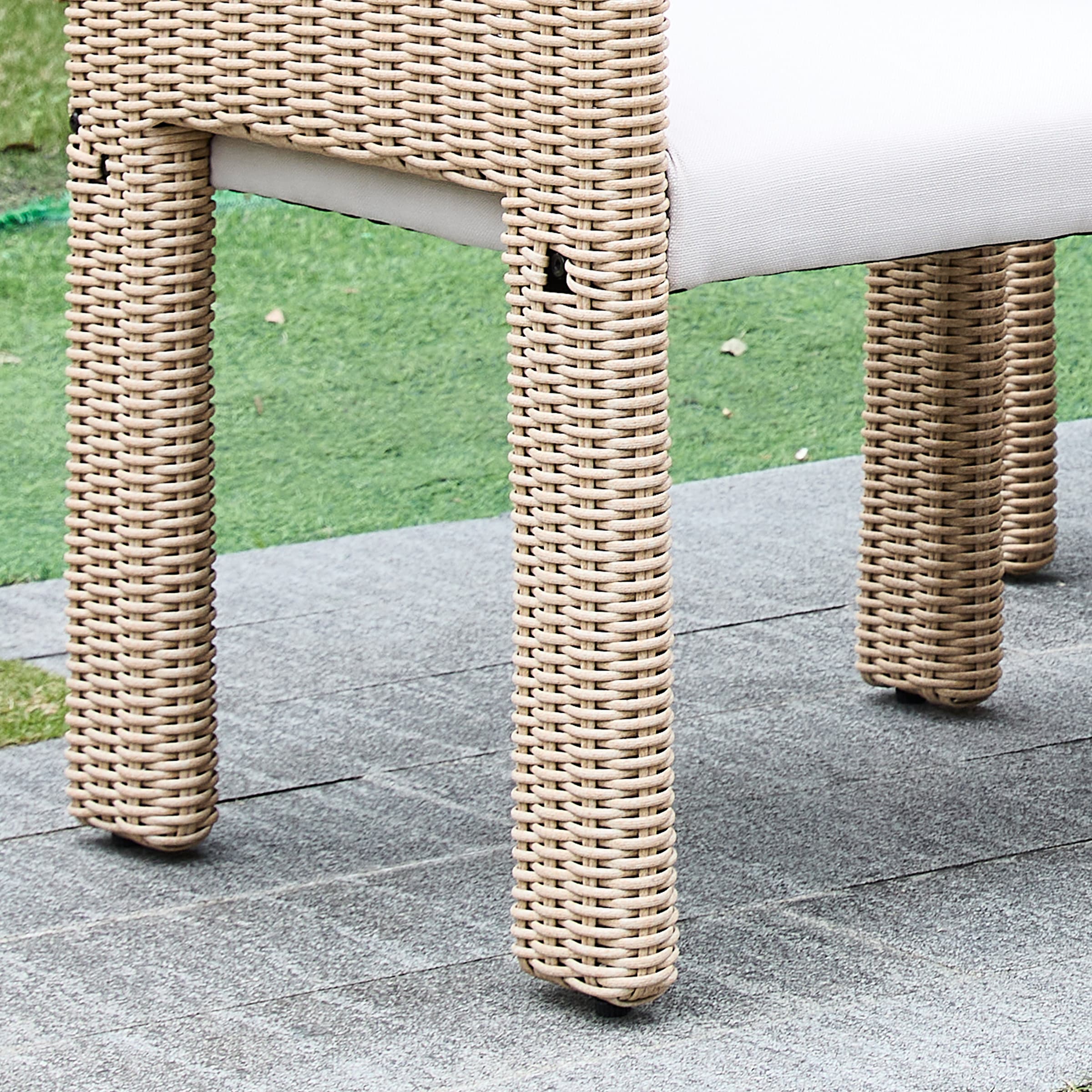 Outdoor Woven Dining Chairs Set of 2 - X003DC - Image 8
