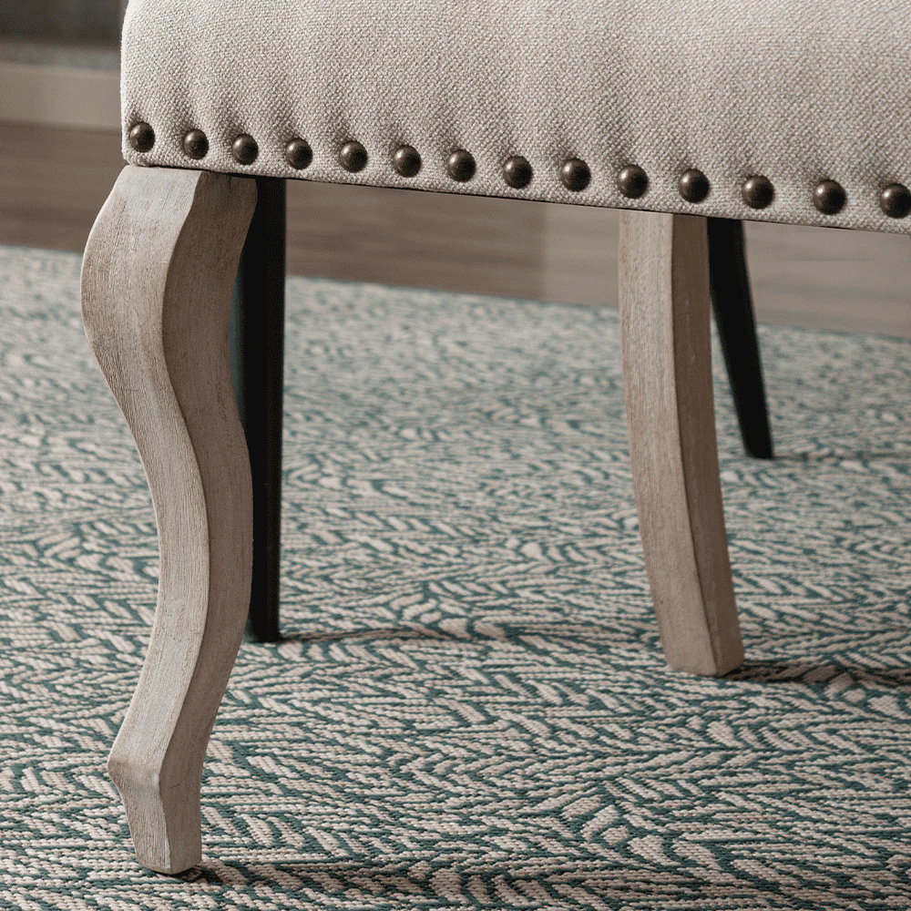 Parsons Linen Dining Chairs Set of 2 - 1296DC - Image 10