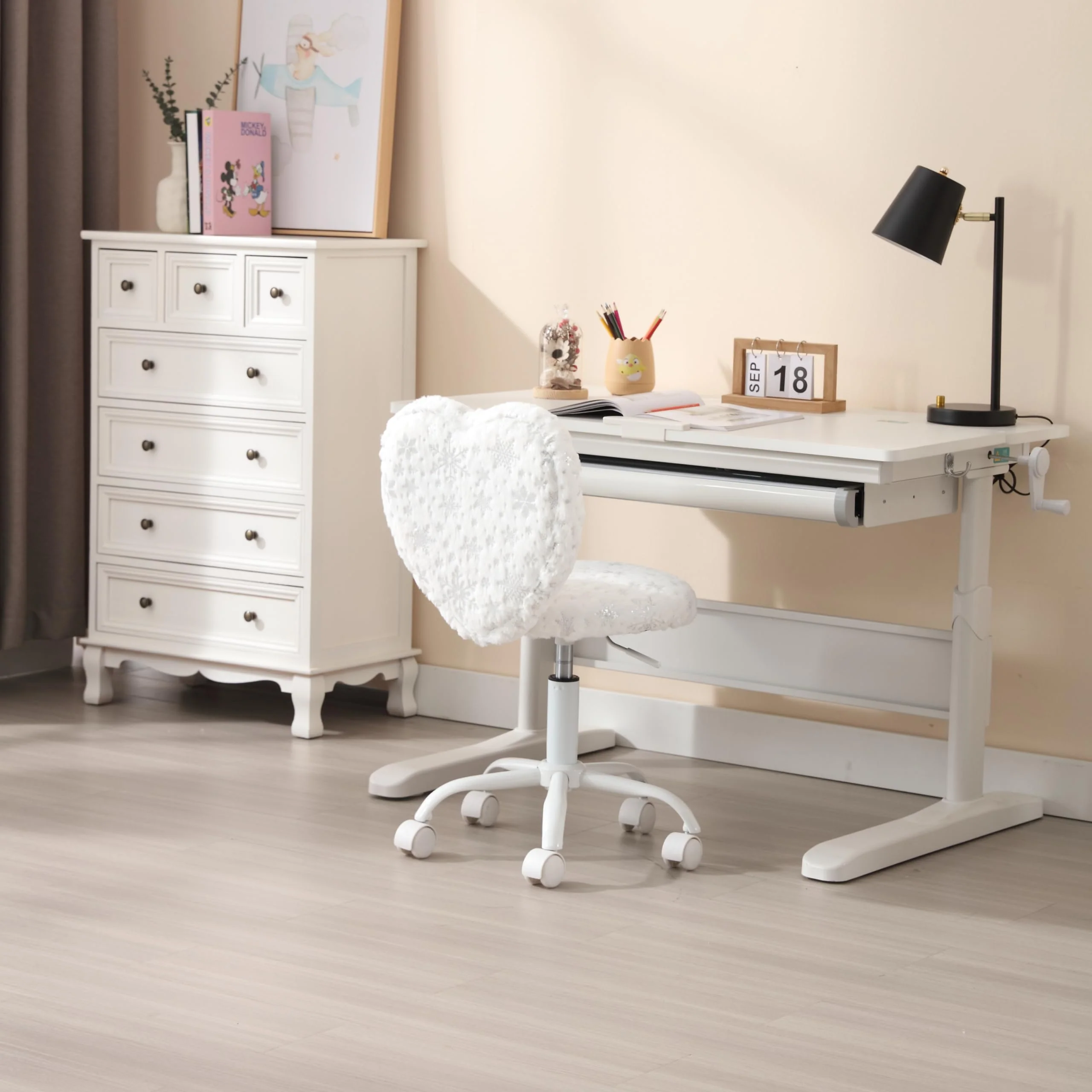 Rolling Cute Adjustable Swivel Kids Office Chair 1 PCS - 1412KC - Image 28