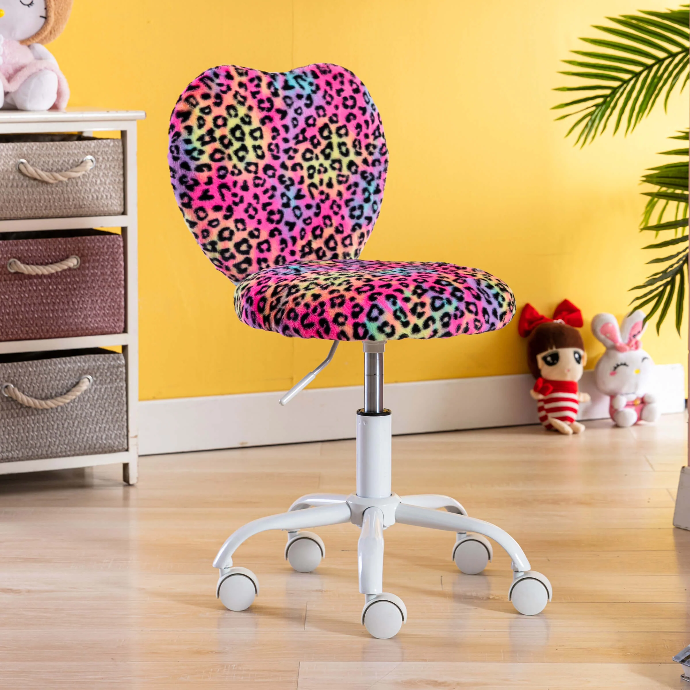 Rolling Cute Adjustable Swivel Kids Office Chair 1 PCS - 1412KC - Image 43