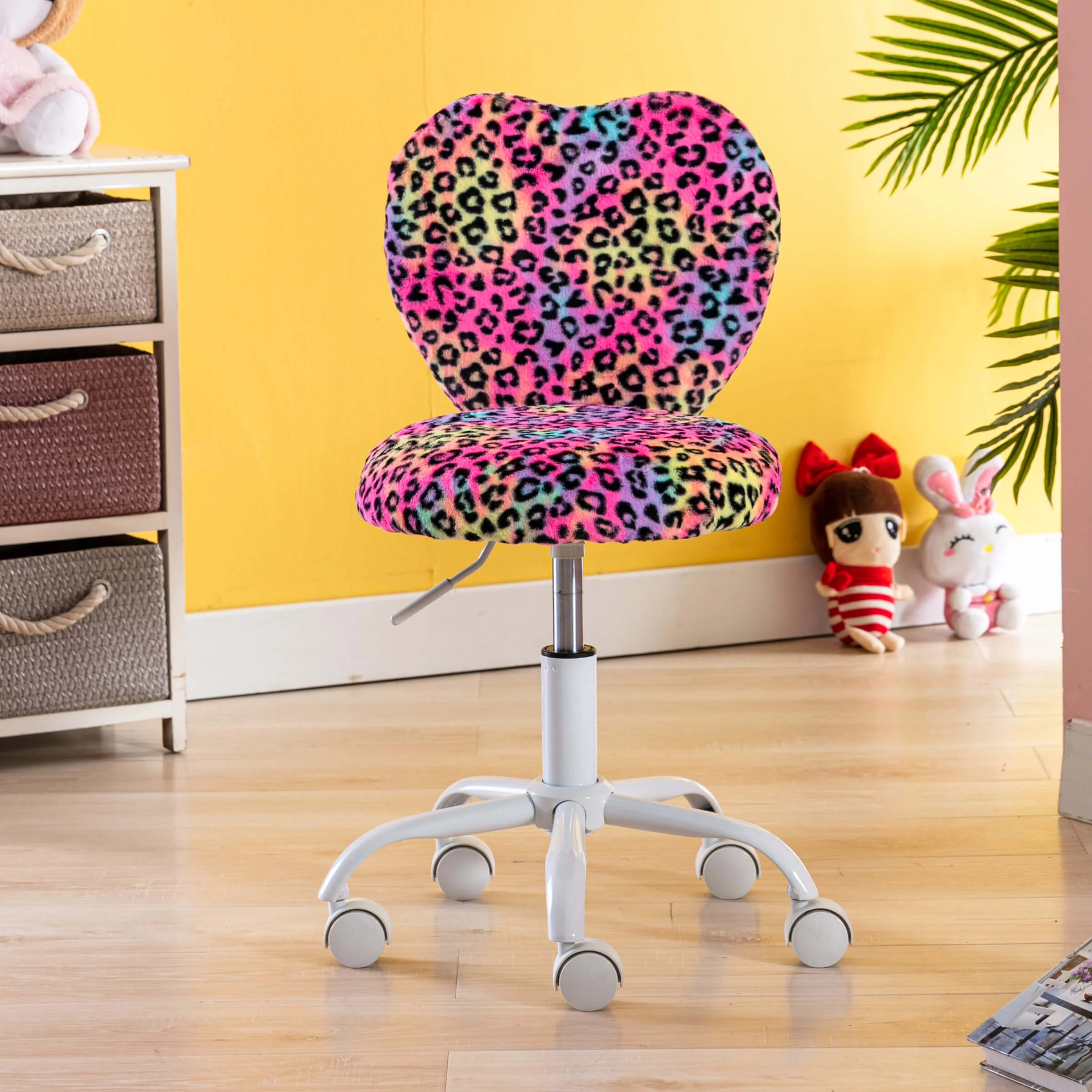 Rolling Cute Adjustable Swivel Kids Office Chair 1 PCS - 1412KC - Image 46