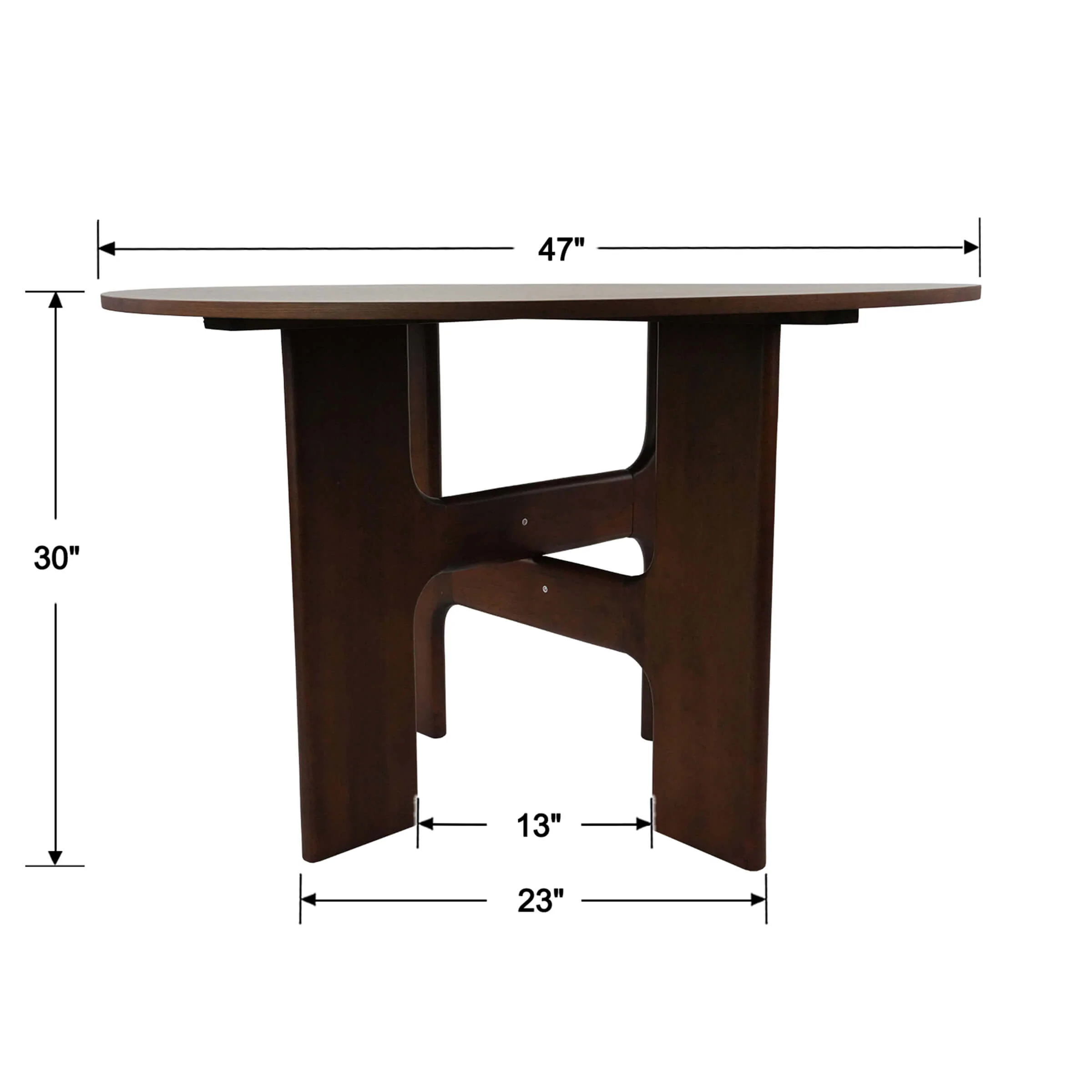 Round Solid Wood Dining Table for 4-6 People - 00015DT - Image 12