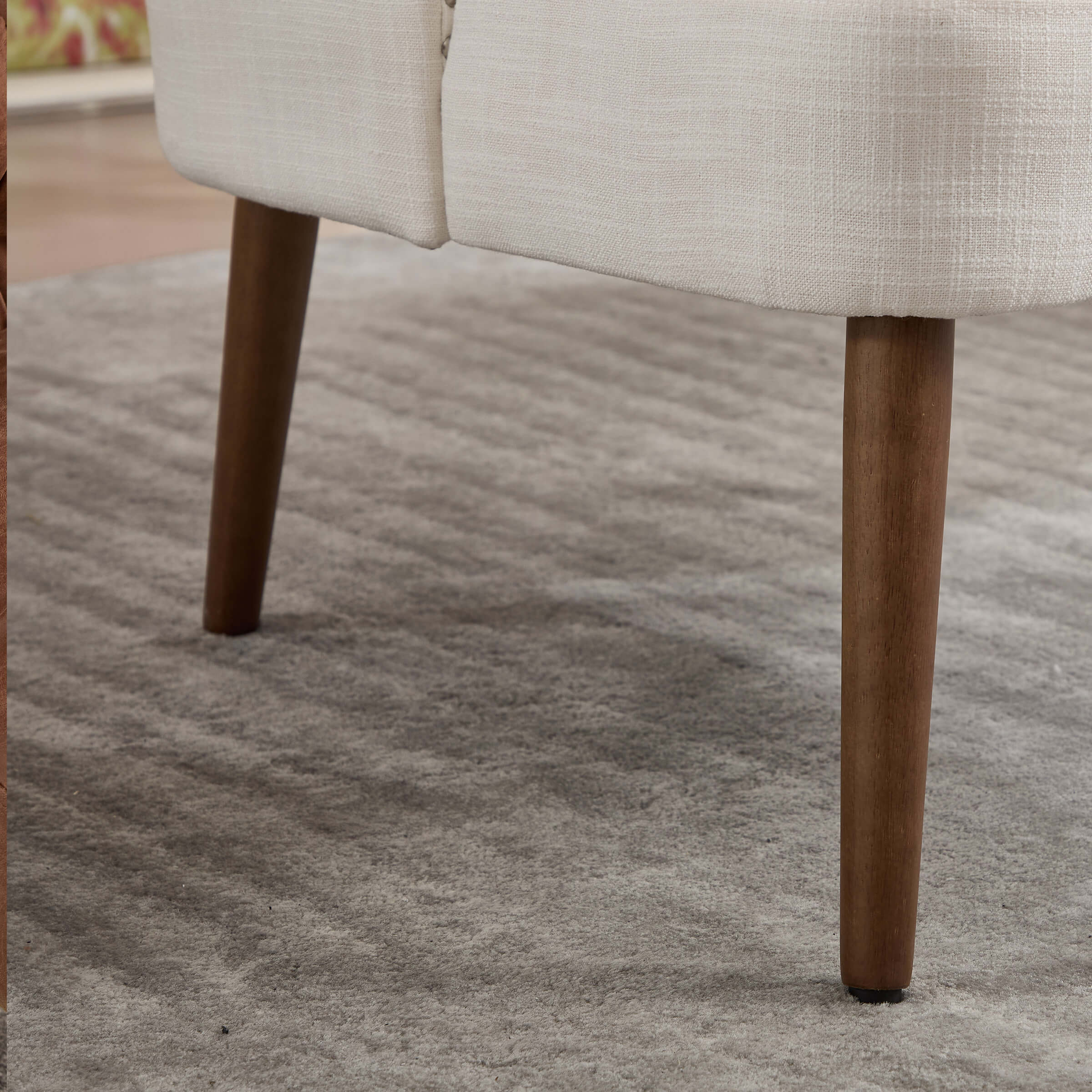 Slipper Chairs with Button Tufted Wingback - 2323AC - Image 11