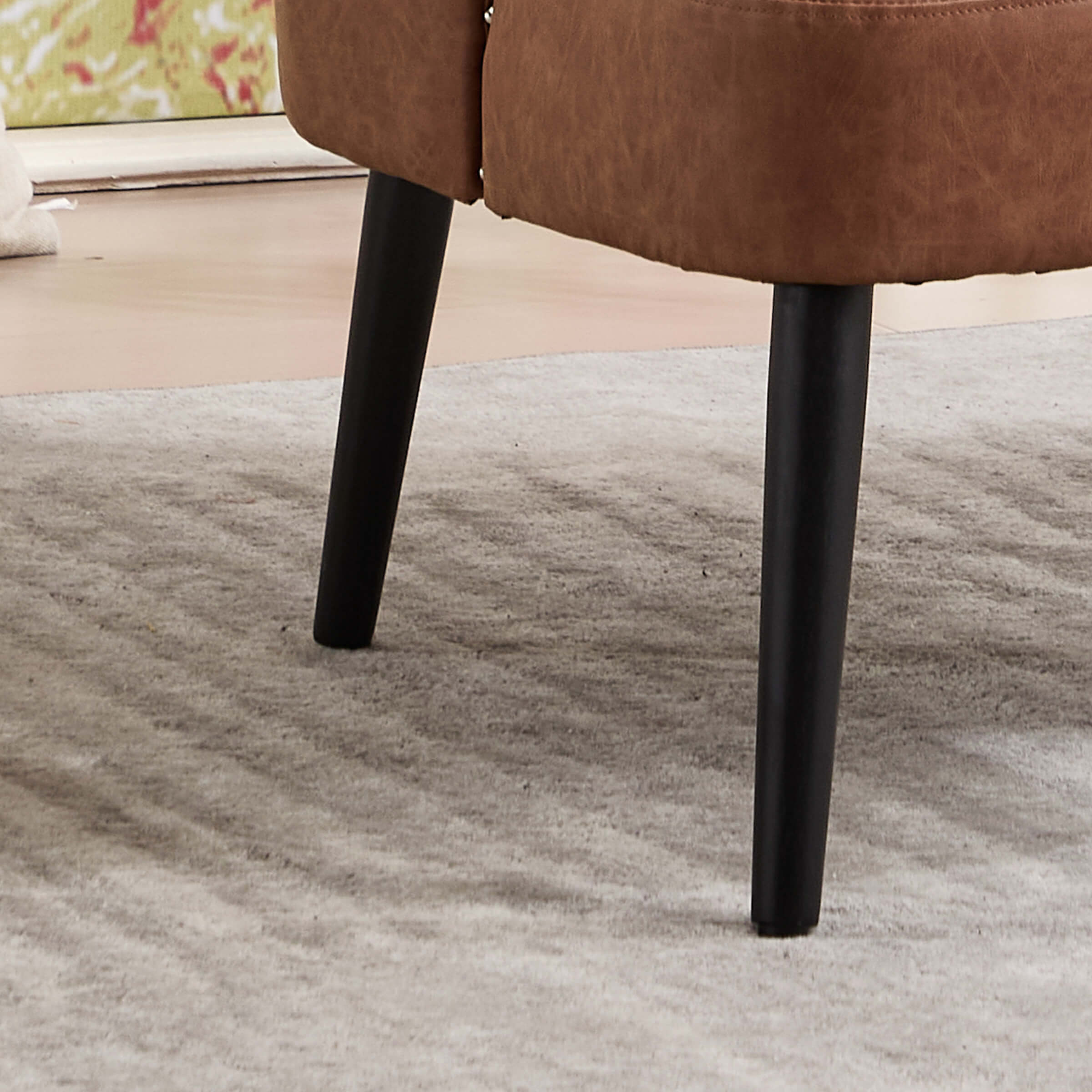 Slipper Chairs with Button Tufted Wingback - 2323AC - Image 17