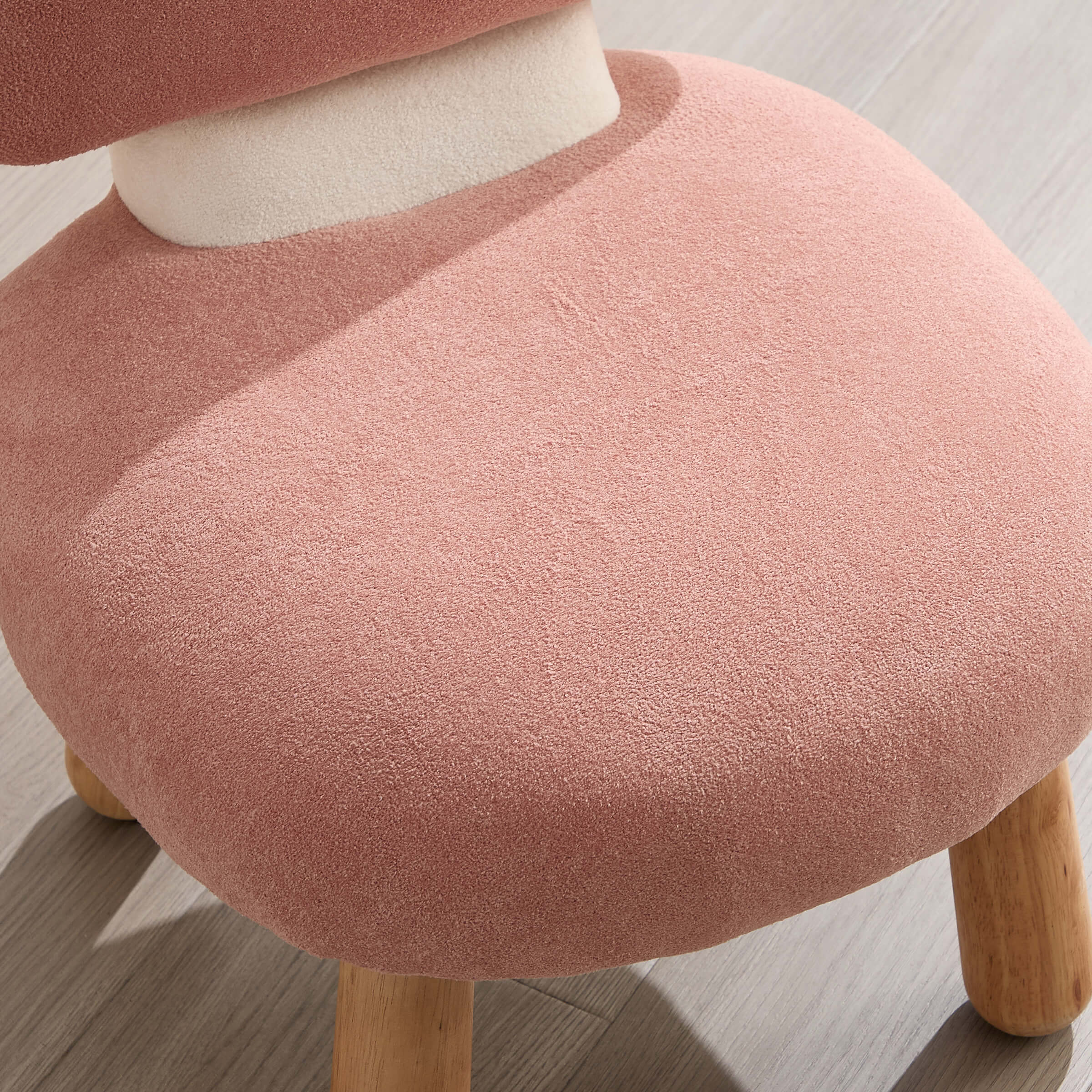 Soft Mushroom Shape Chenille Kids Chair - 4010KC - Image 3