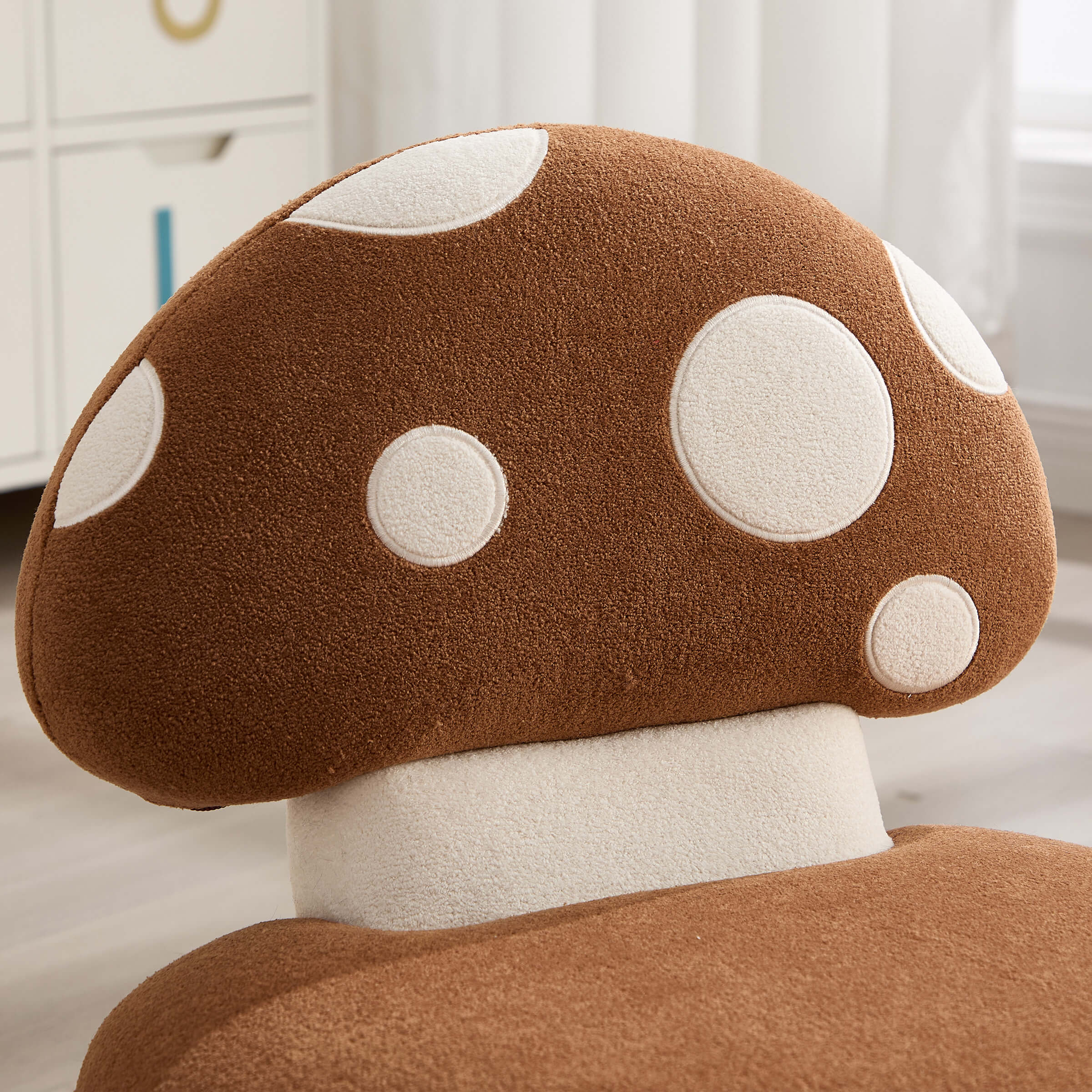 Soft Mushroom Shape Chenille Kids Chair - 4010KC - Image 8