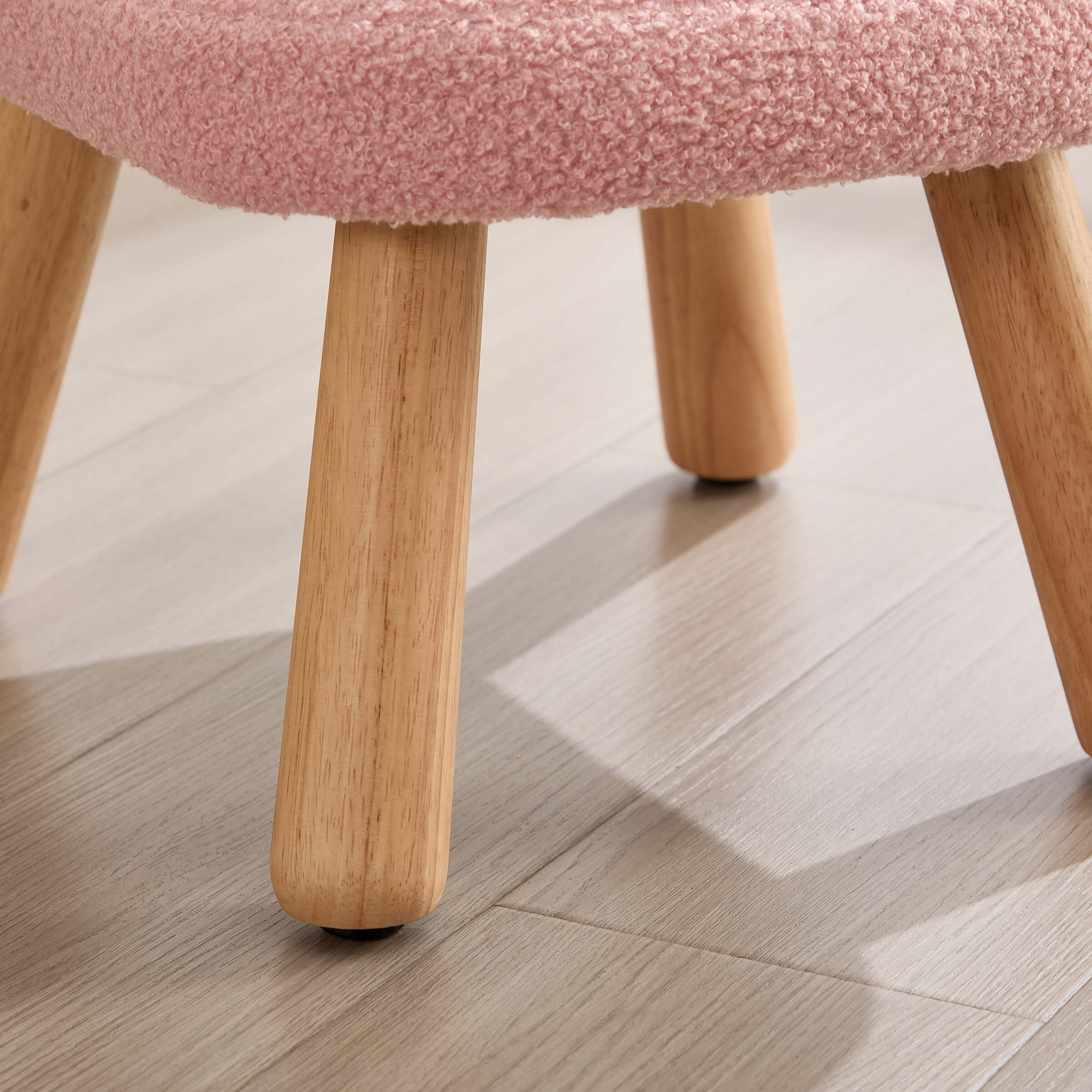 Soft Round Shape Sherpa Kids Chair - 4016KC - Image 20