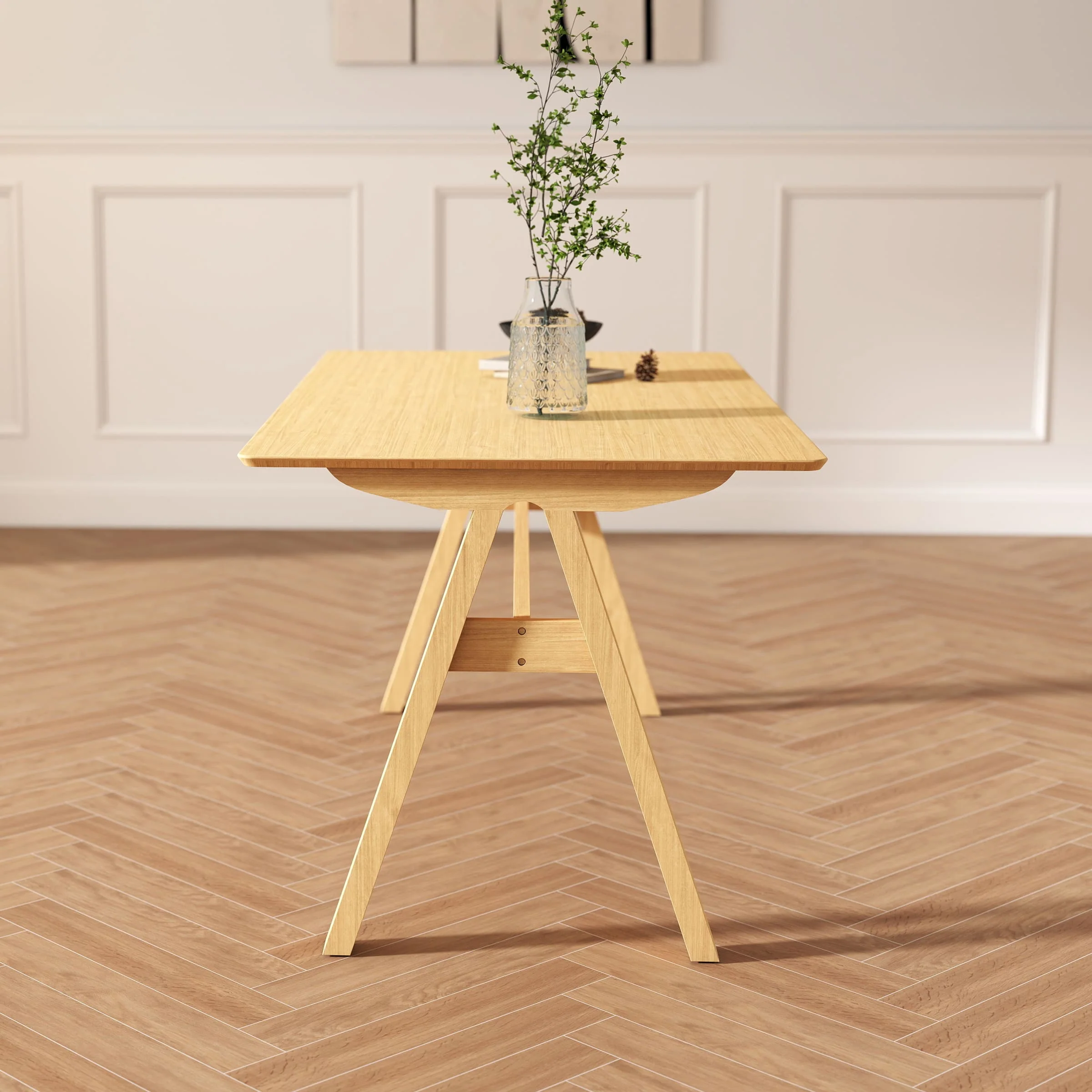Solid Wood Kitchen Dining Table - 66002DT - Image 10