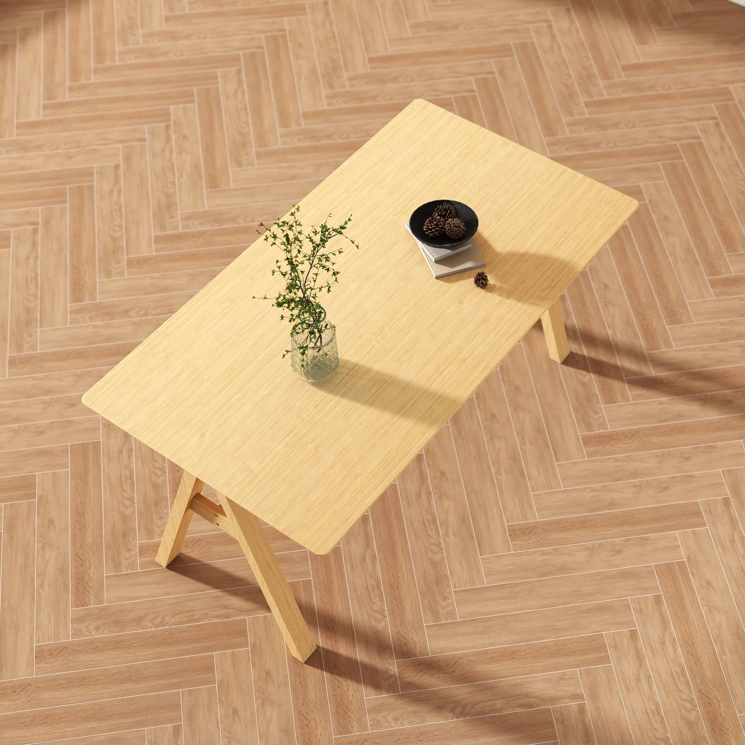 Solid Wood Kitchen Dining Table - 66002DT - Image 9