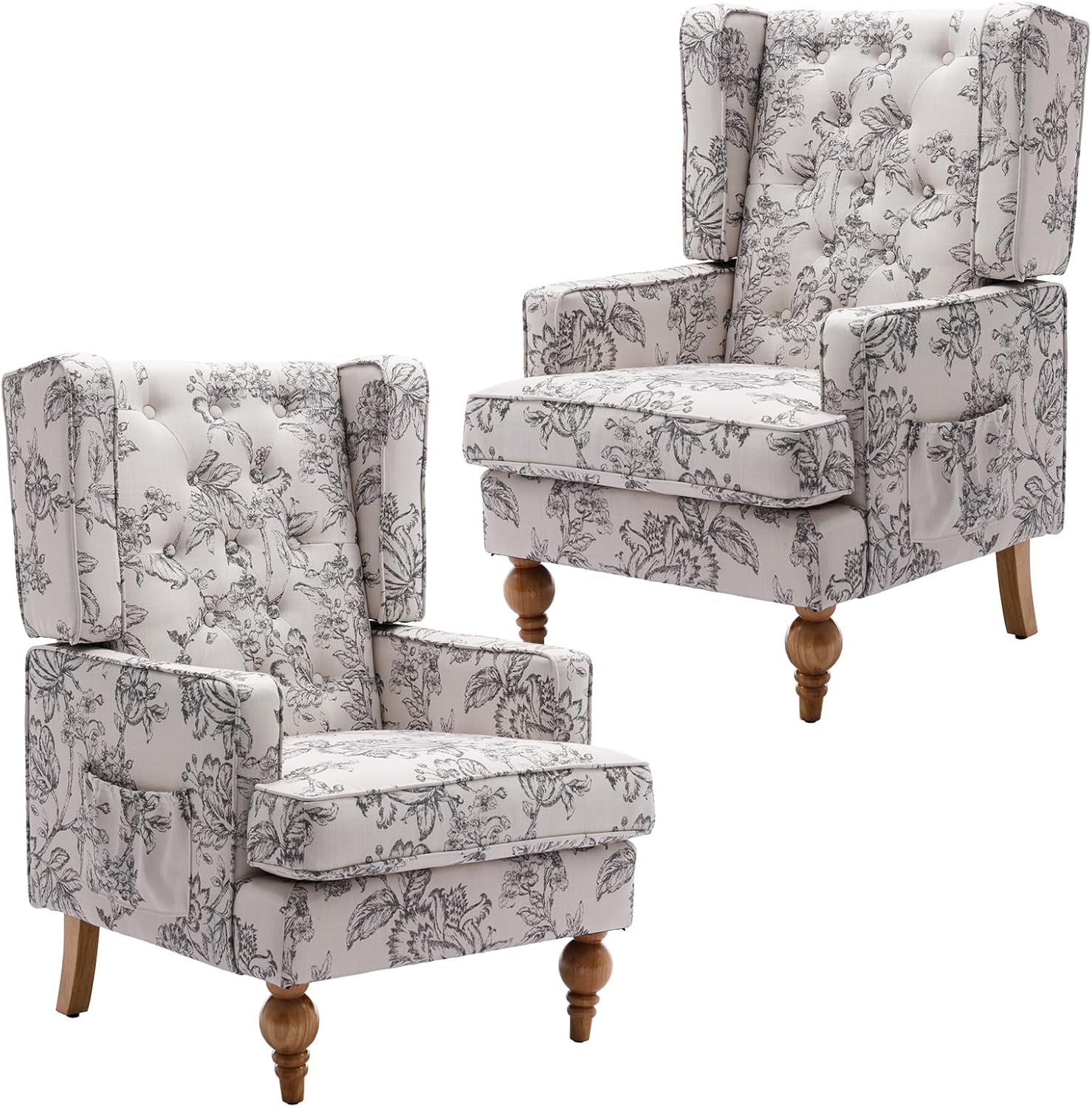 Tufted Accent Chair 1 PCS - 8144AC - Image 11