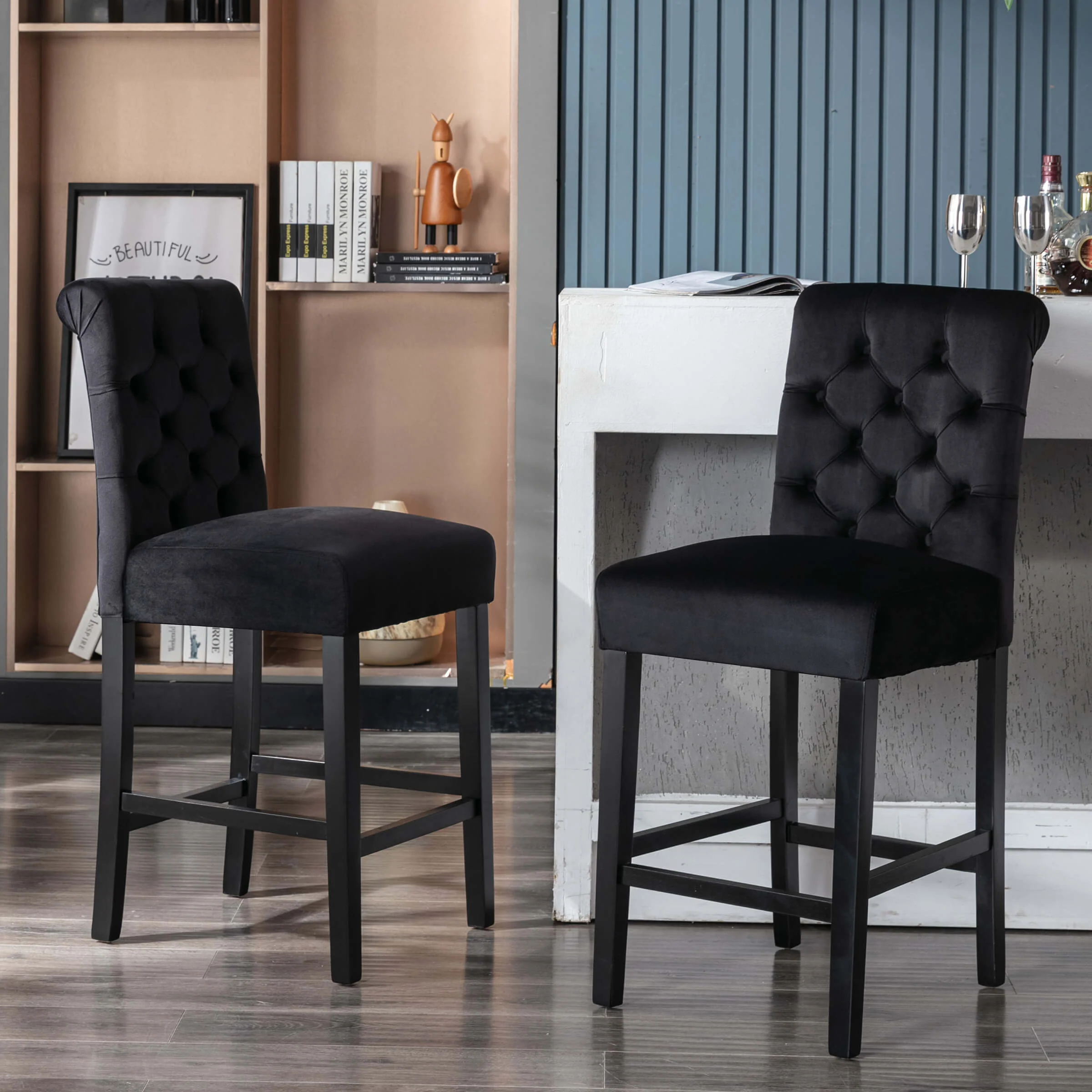 Tufted Counter Height Bar Stools Set of 2 - 8335CS - Image 14