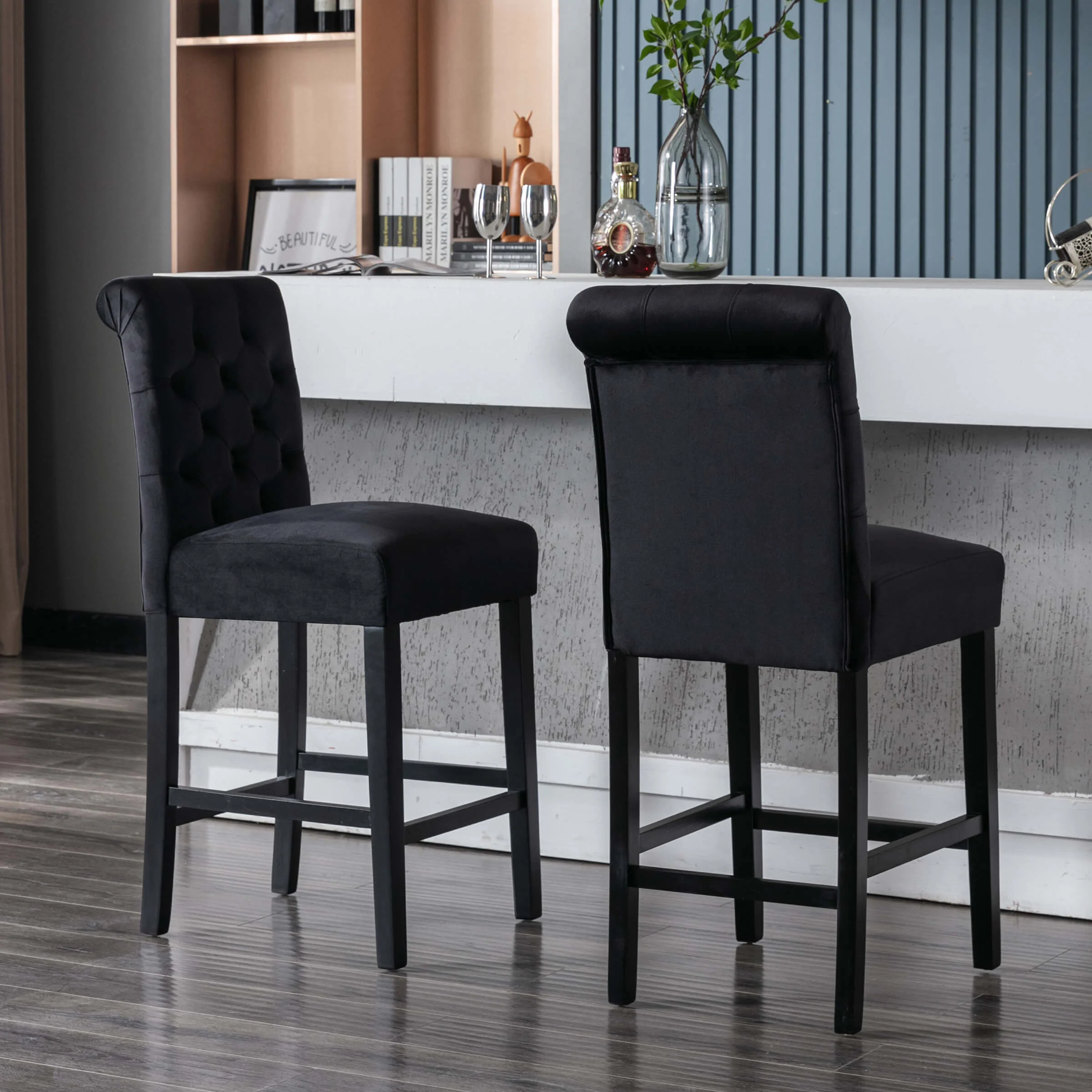Tufted Counter Height Bar Stools Set of 2 - 8335CS - Image 16