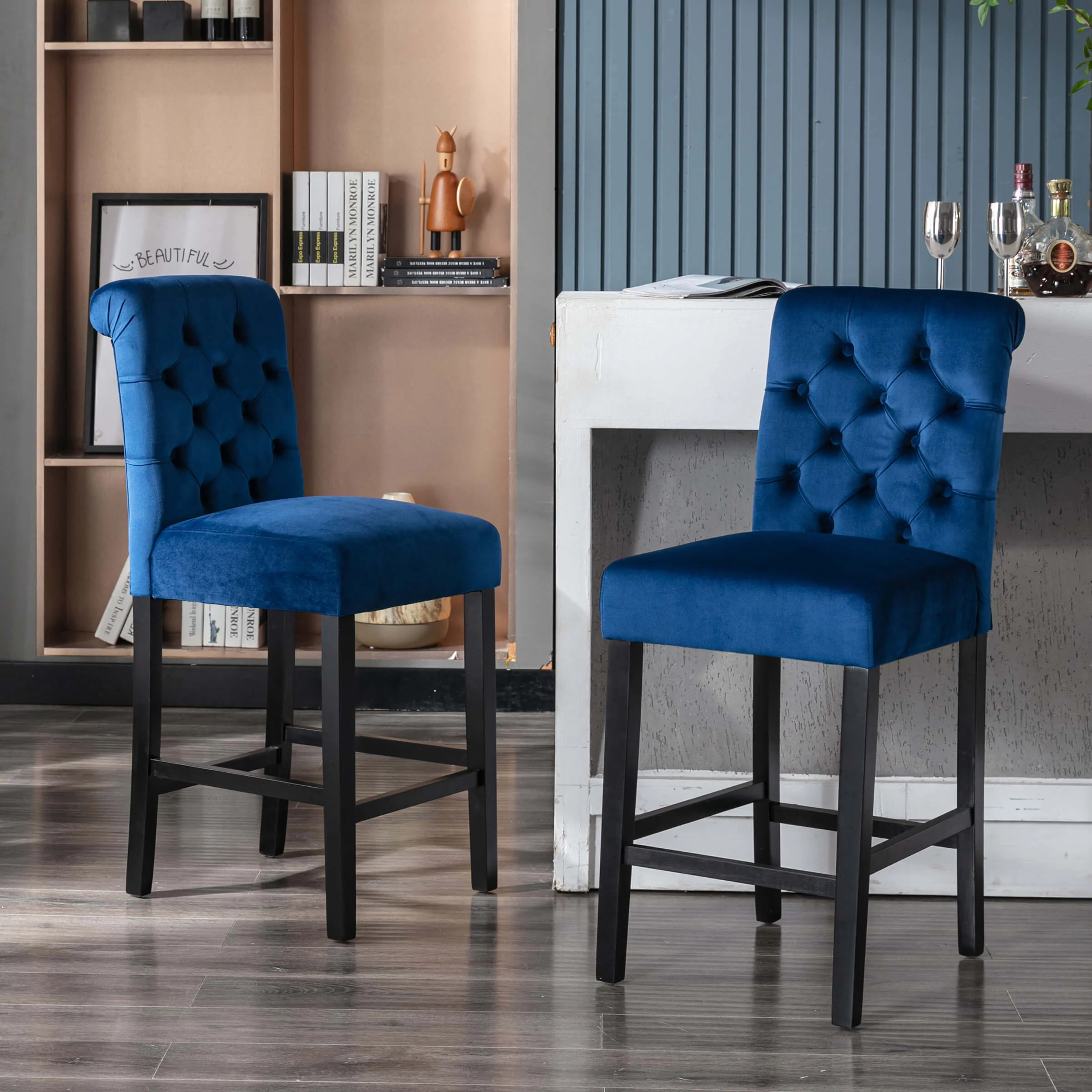 Tufted Counter Height Bar Stools Set of 2 - 8335CS - Image 22