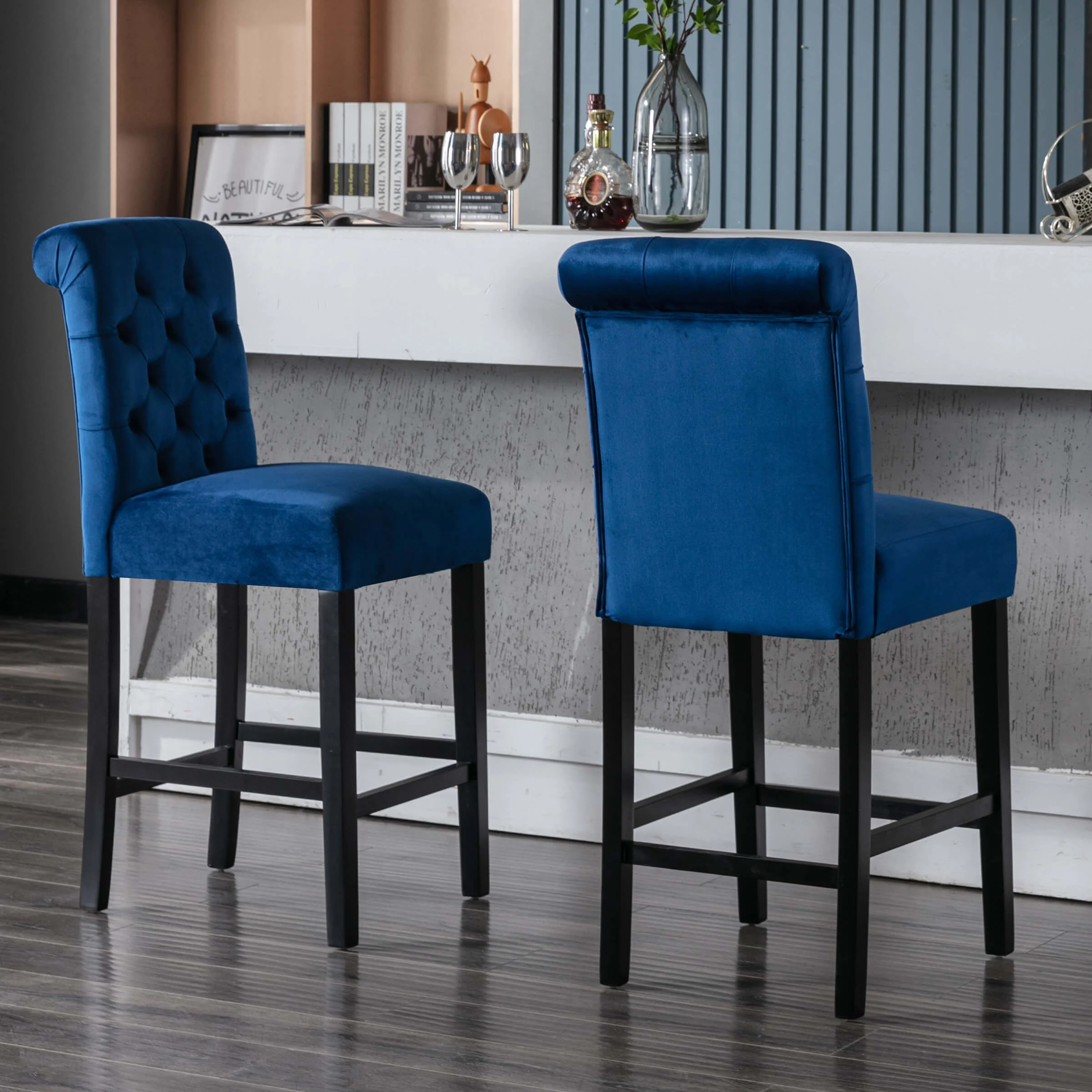 Tufted Counter Height Bar Stools Set of 2 - 8335CS - Image 24