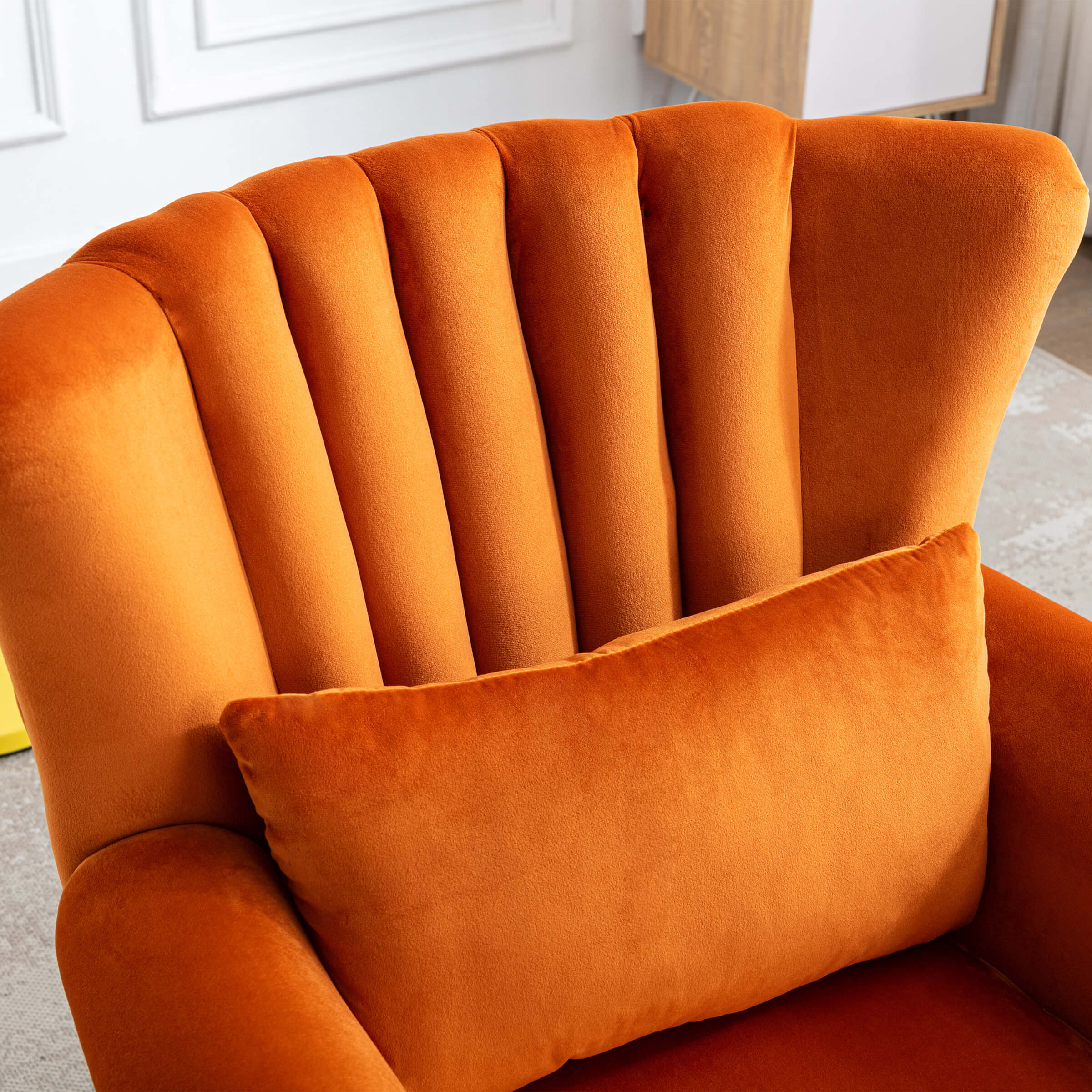 Wingback Nail-Head Velvet Accent Chair 1 PCS - X904AC - Image 34