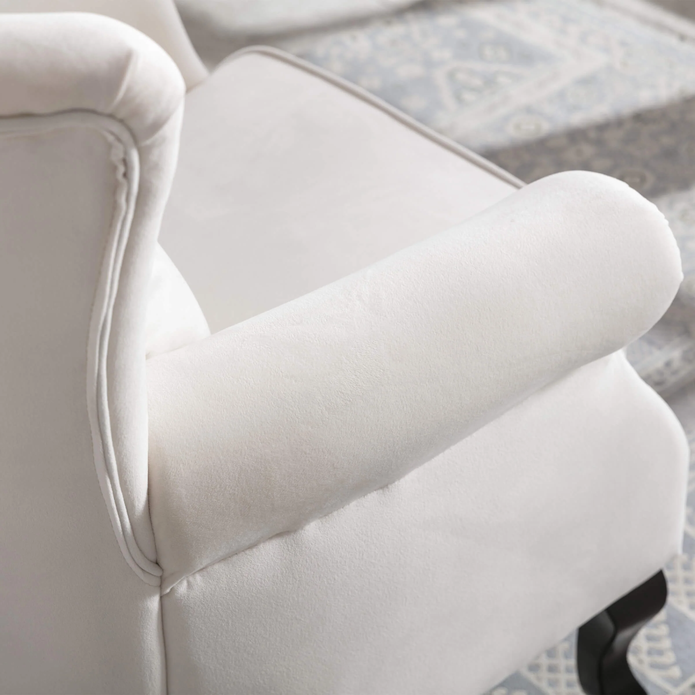 Wingback Nail-Head Velvet Accent Chair 1 PCS - X904AC - Image 43