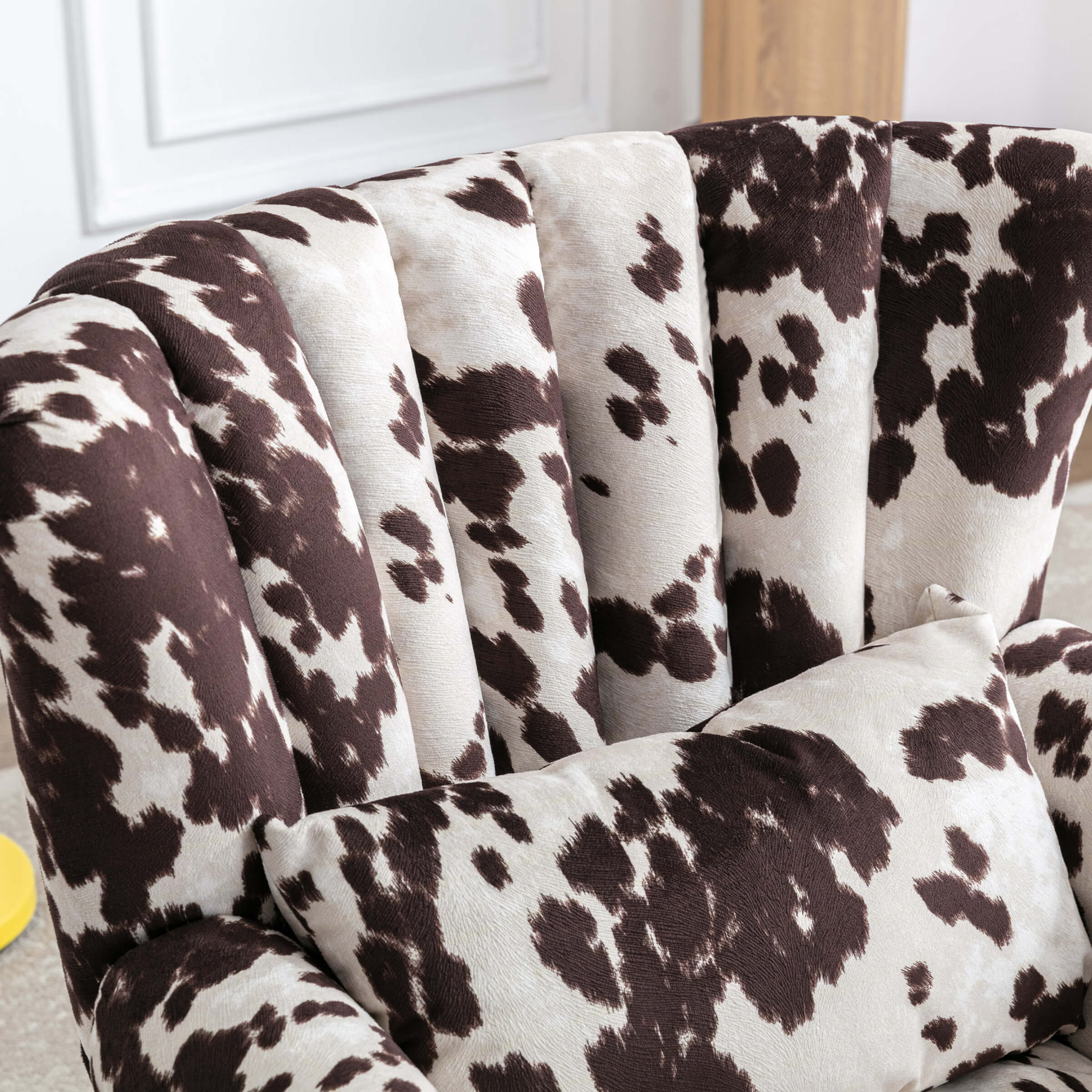 Wingback Nail-Head Velvet Accent Chair 1 PCS - X904AC - Image 5
