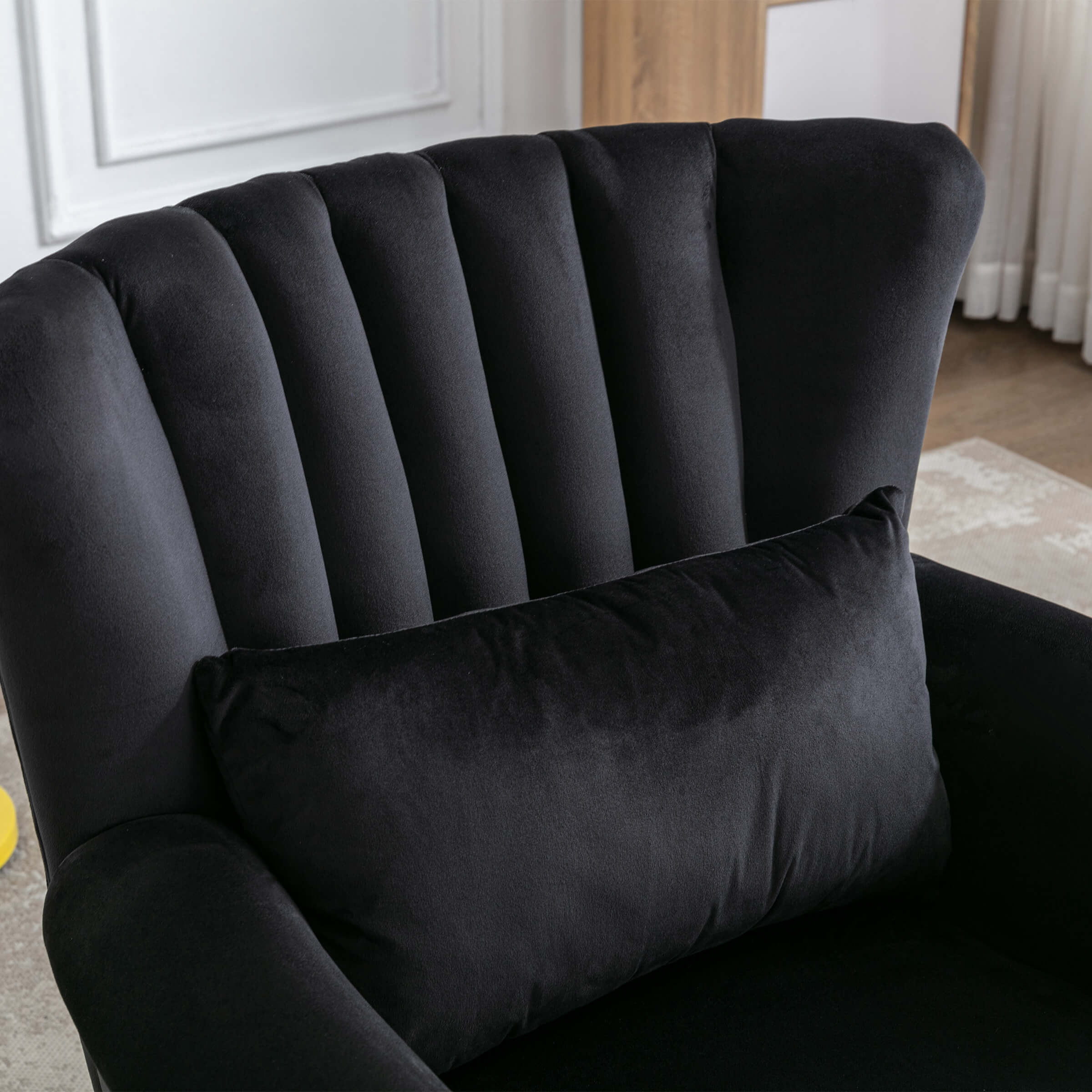 Wingback Nail-Head Velvet Accent Chair 1 PCS - X904AC - Image 55