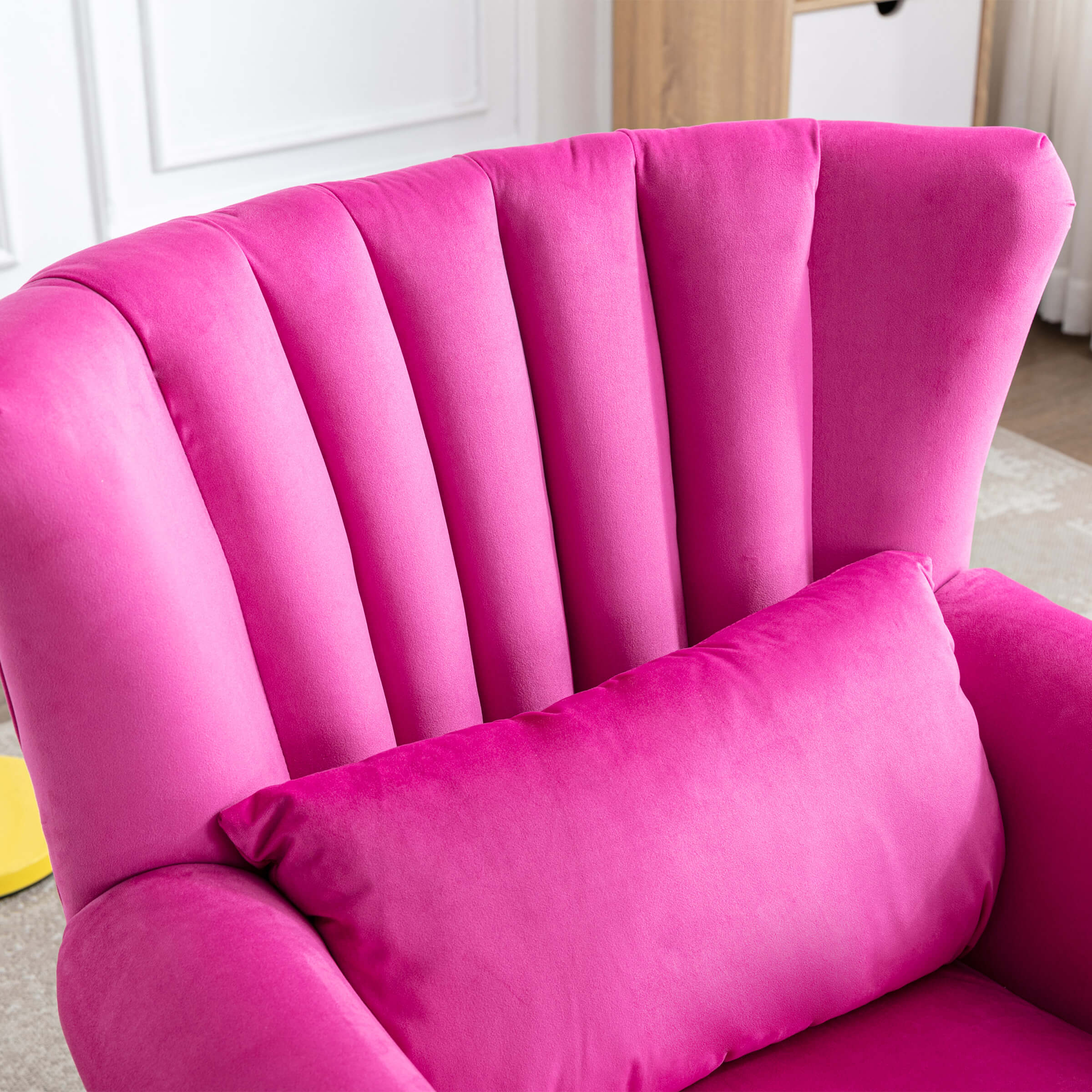 Wingback Nail-Head Velvet Accent Chair 1 PCS - X904AC - Image 63