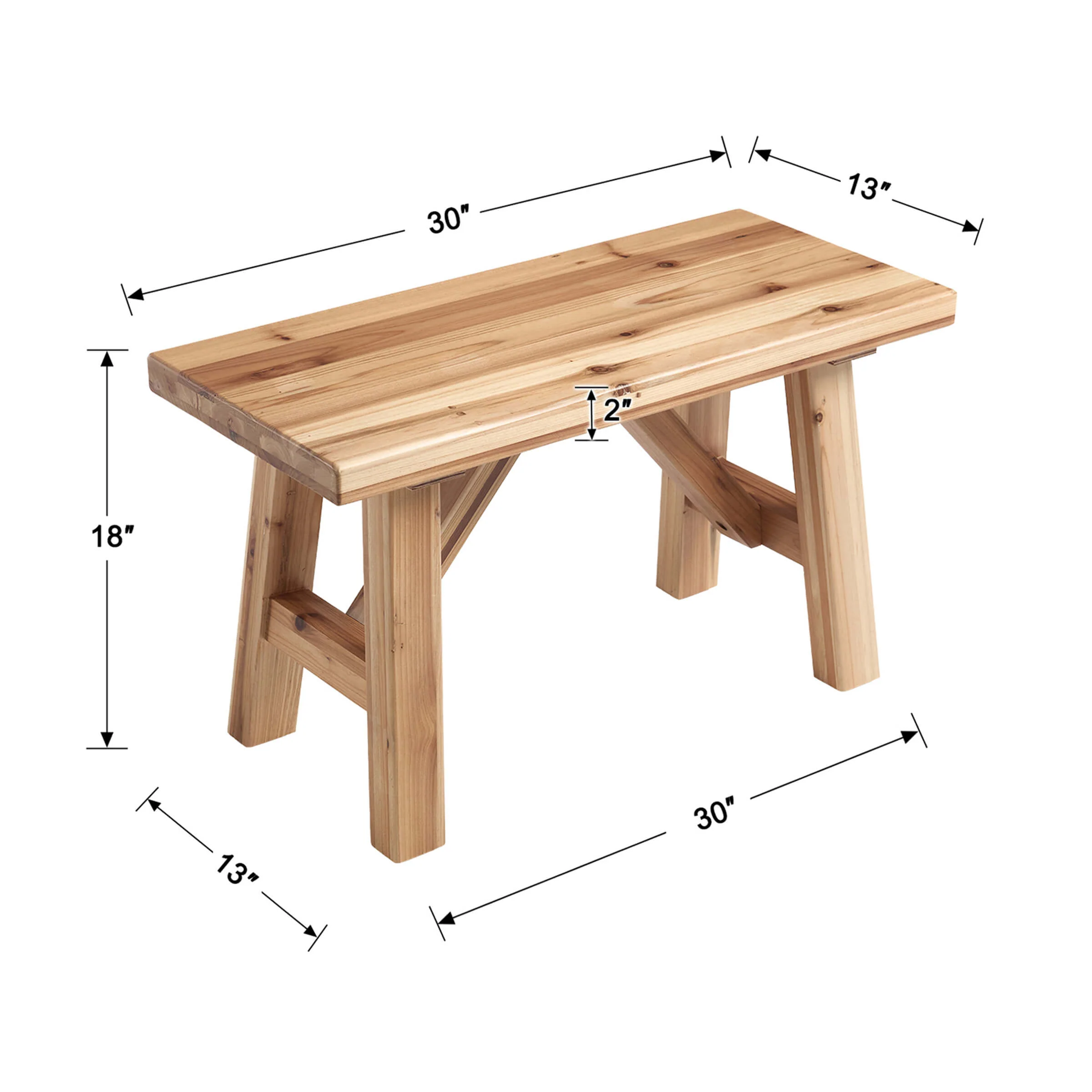 Wooden Bench-23894BH - Image 14