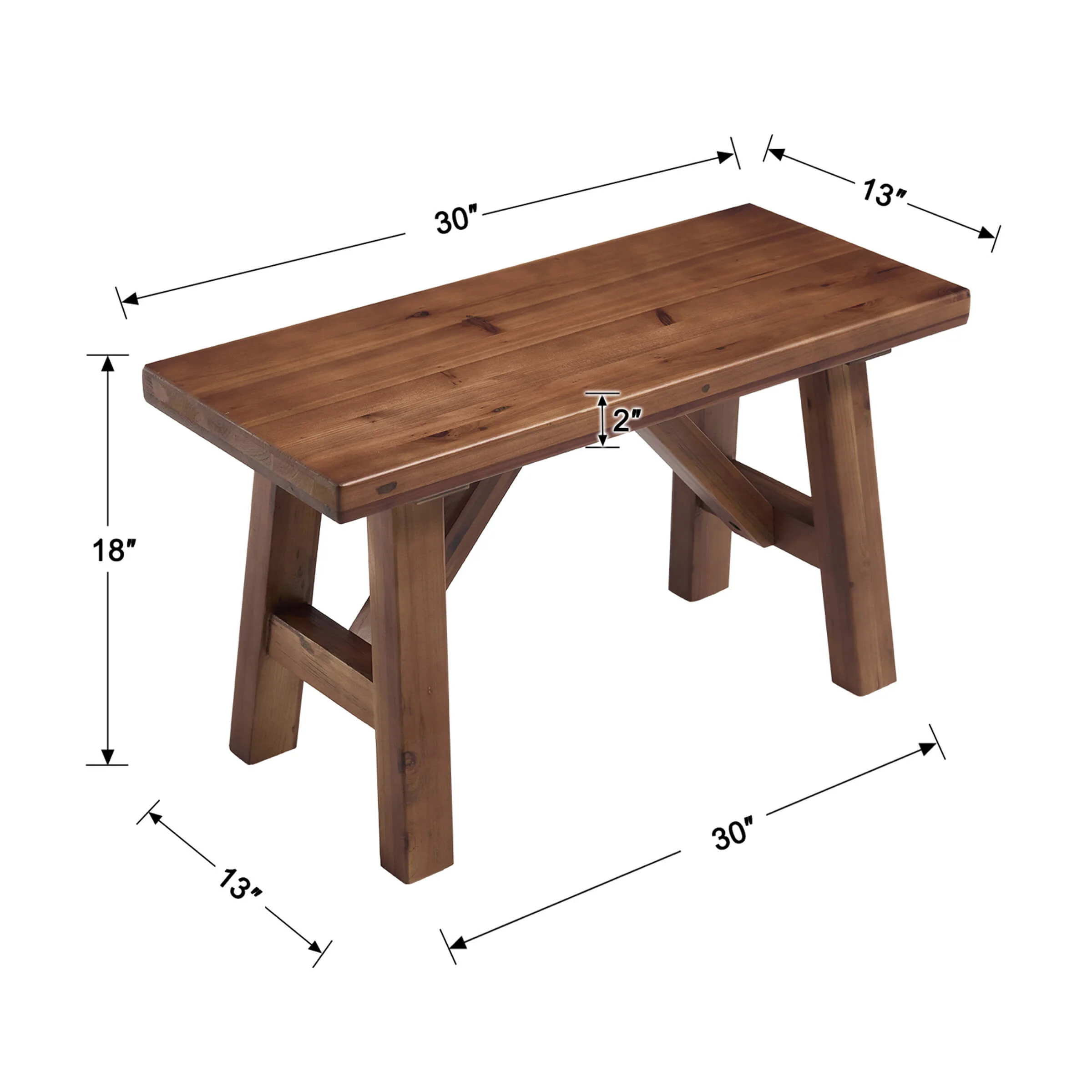 Wooden Bench-23894BH - Image 7