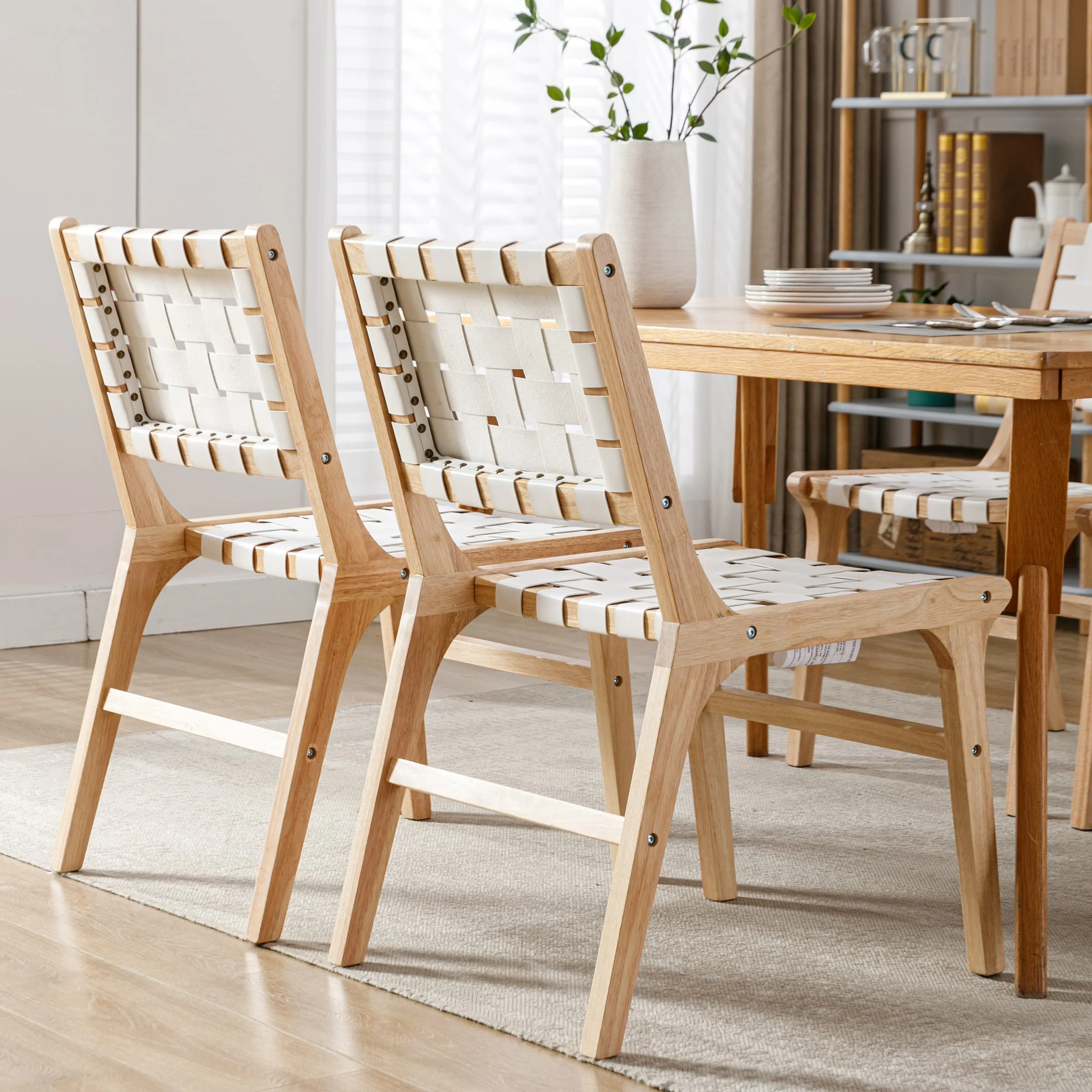 Woven Strips Dining Chairs Set of 2 - 1886DC - Image 10