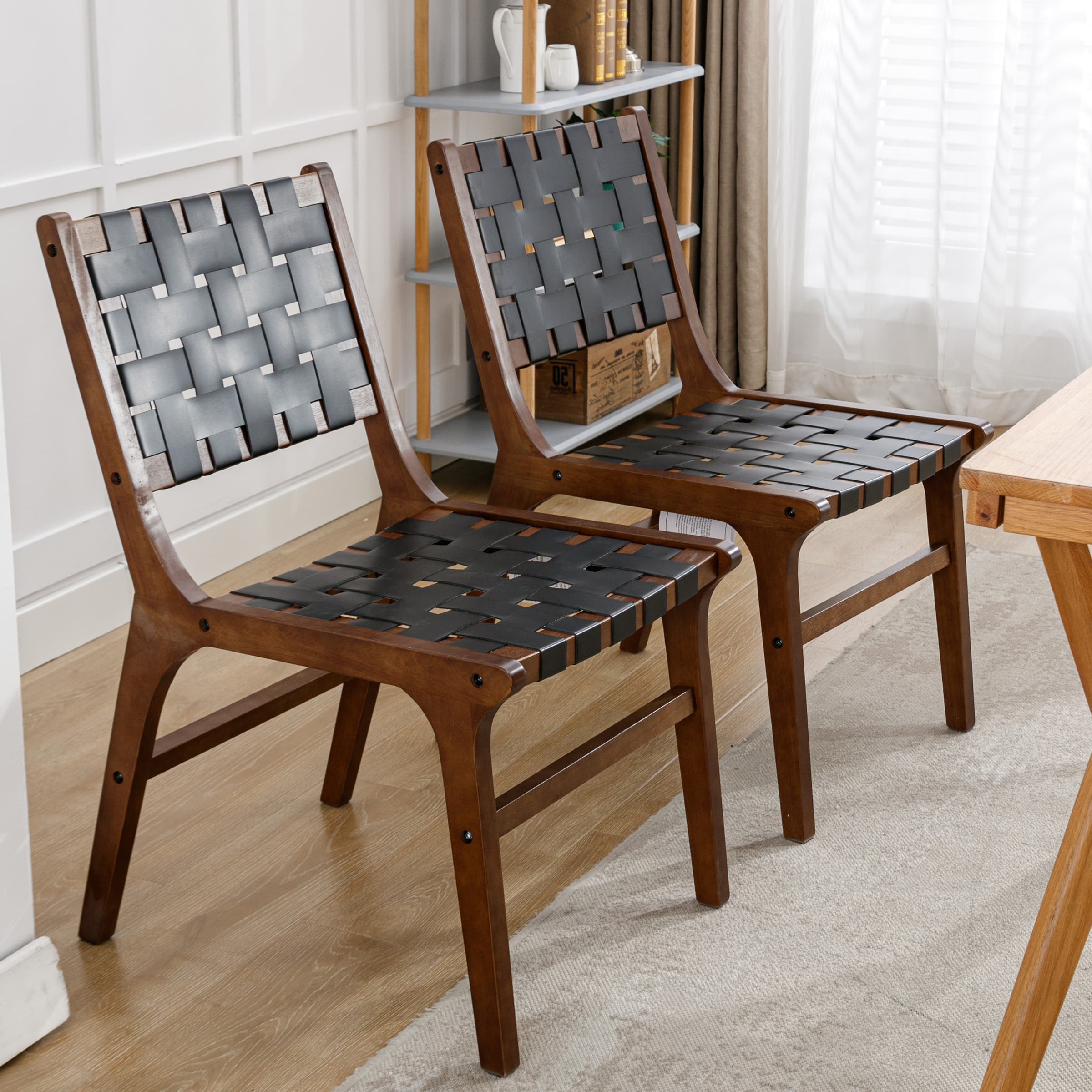 Woven Strips Dining Chairs Set of 2 - 1886DC - Image 14