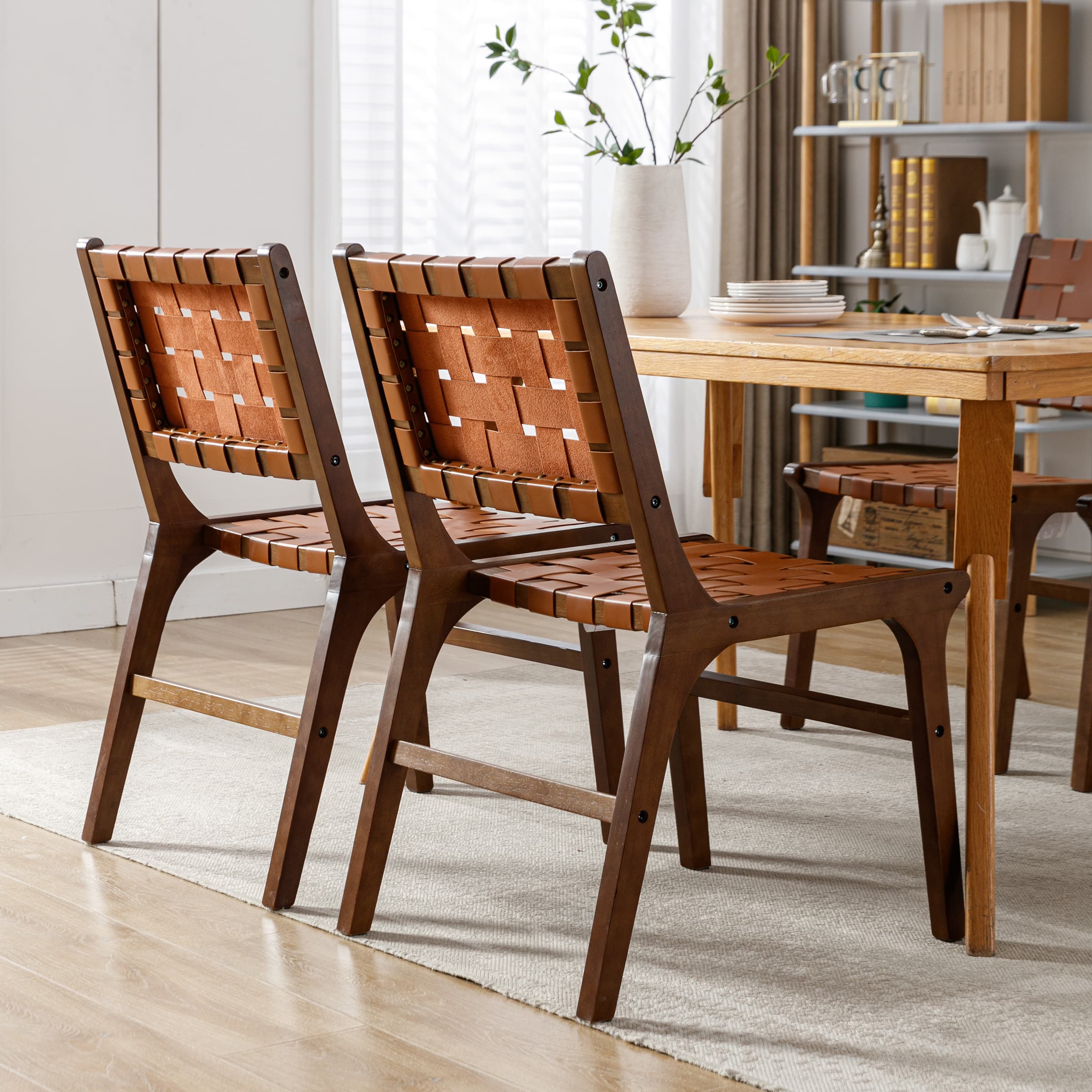 Woven Strips Dining Chairs Set of 2 - 1886DC - Image 3