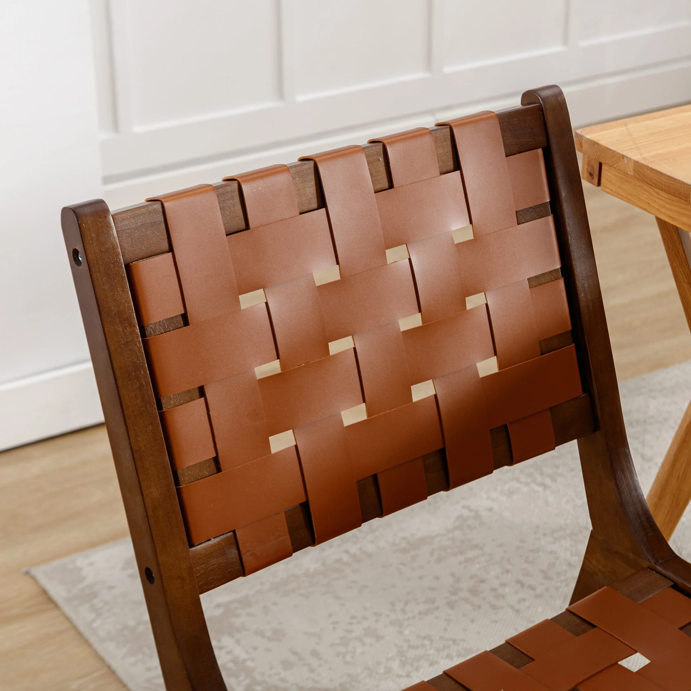 Woven Strips Dining Chairs Set of 2 - 1886DC - Image 5