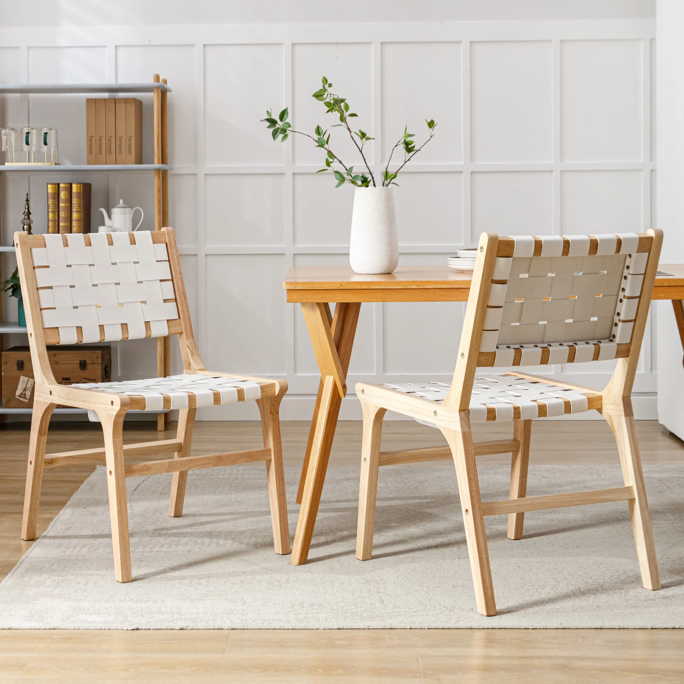 Woven Strips Dining Chairs Set of 2 - 1886DC - Image 9