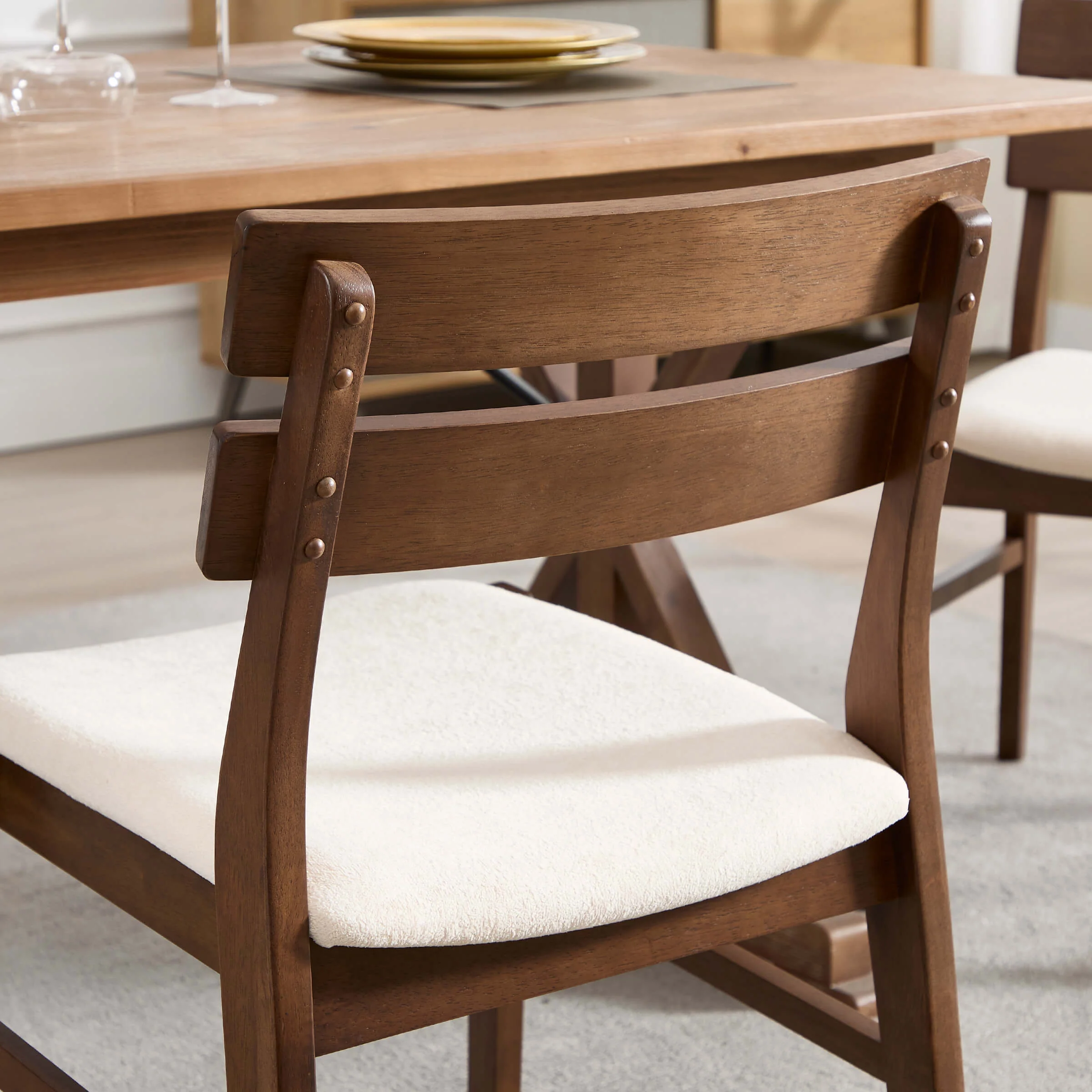 Wood Dining Chairs Set of 2 - 2096DC - Image 16