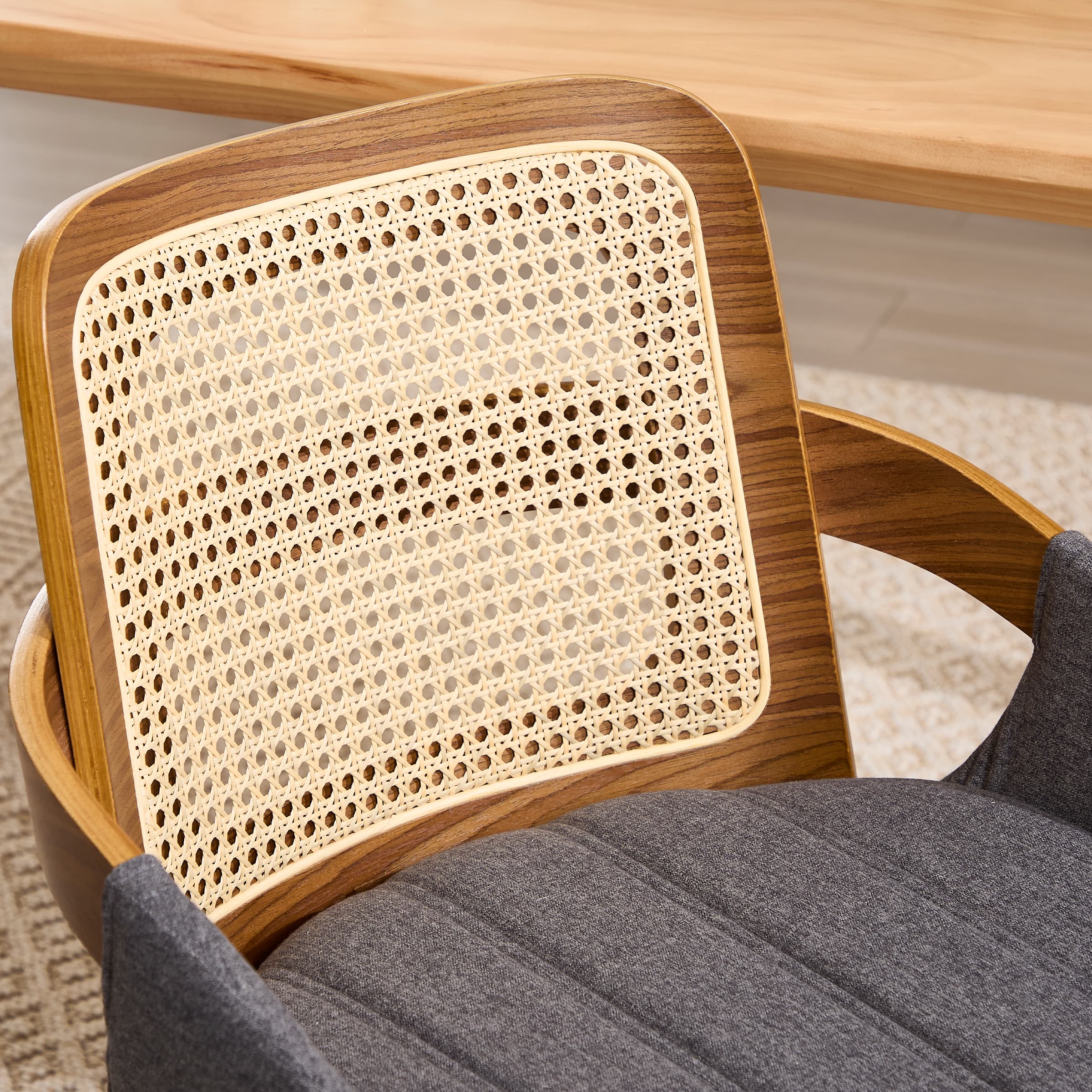 Rattan Cane Dining Chairs Set of 2 - 61343DC - Image 12