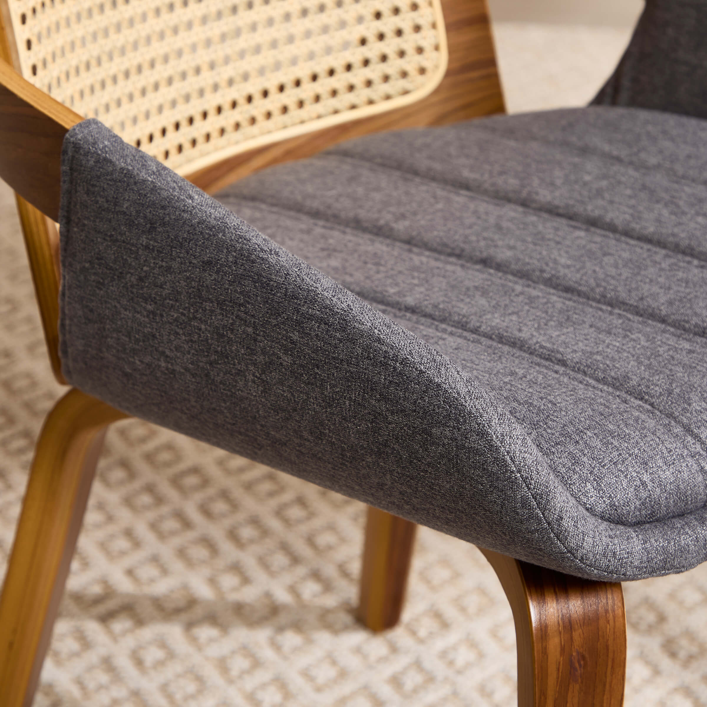 Rattan Cane Dining Chairs Set of 2 - 61343DC - Image 13