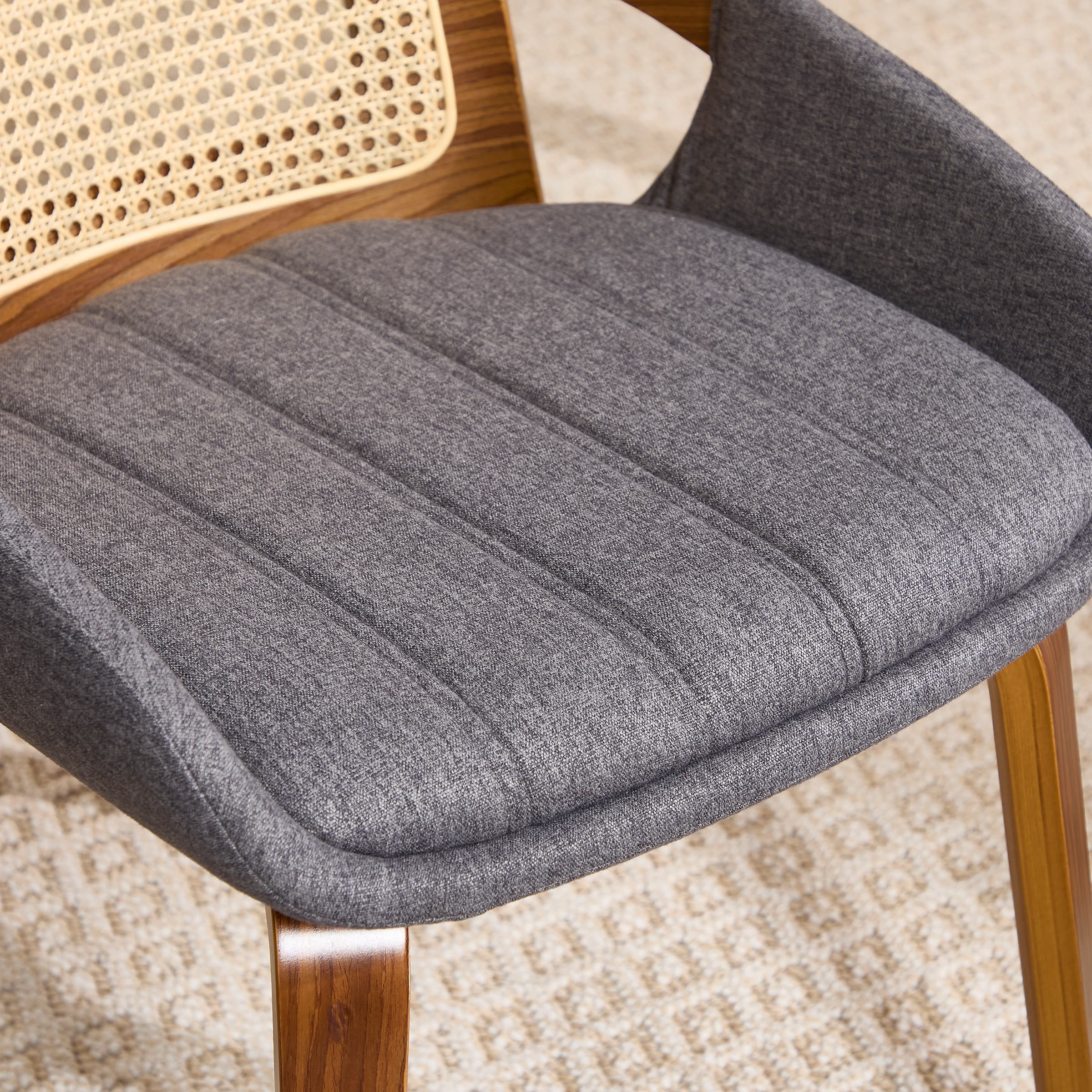 Rattan Cane Dining Chairs Set of 2 - 61343DC - Image 14
