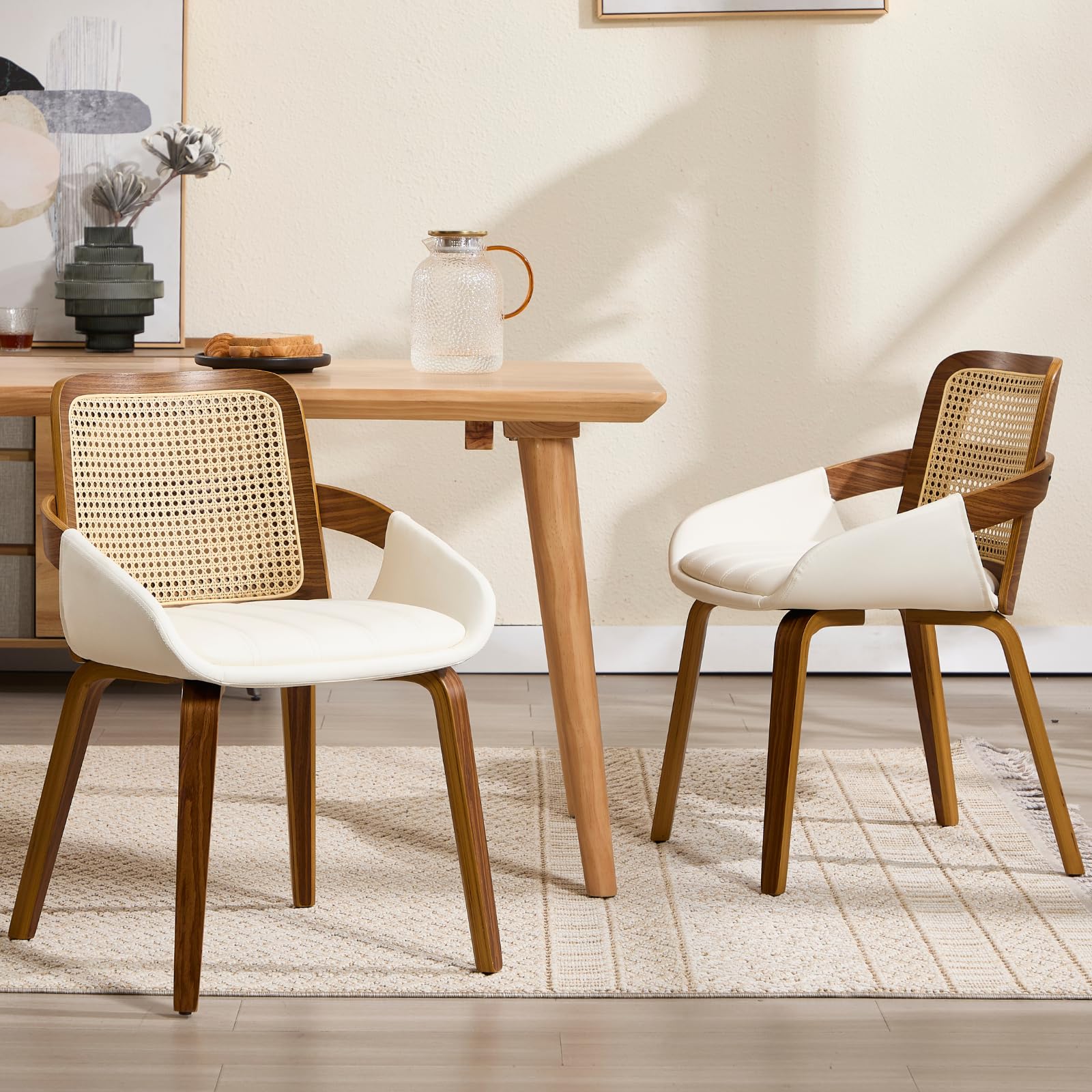 Rattan Cane Dining Chairs Set of 2 - 61343DC - Image 17