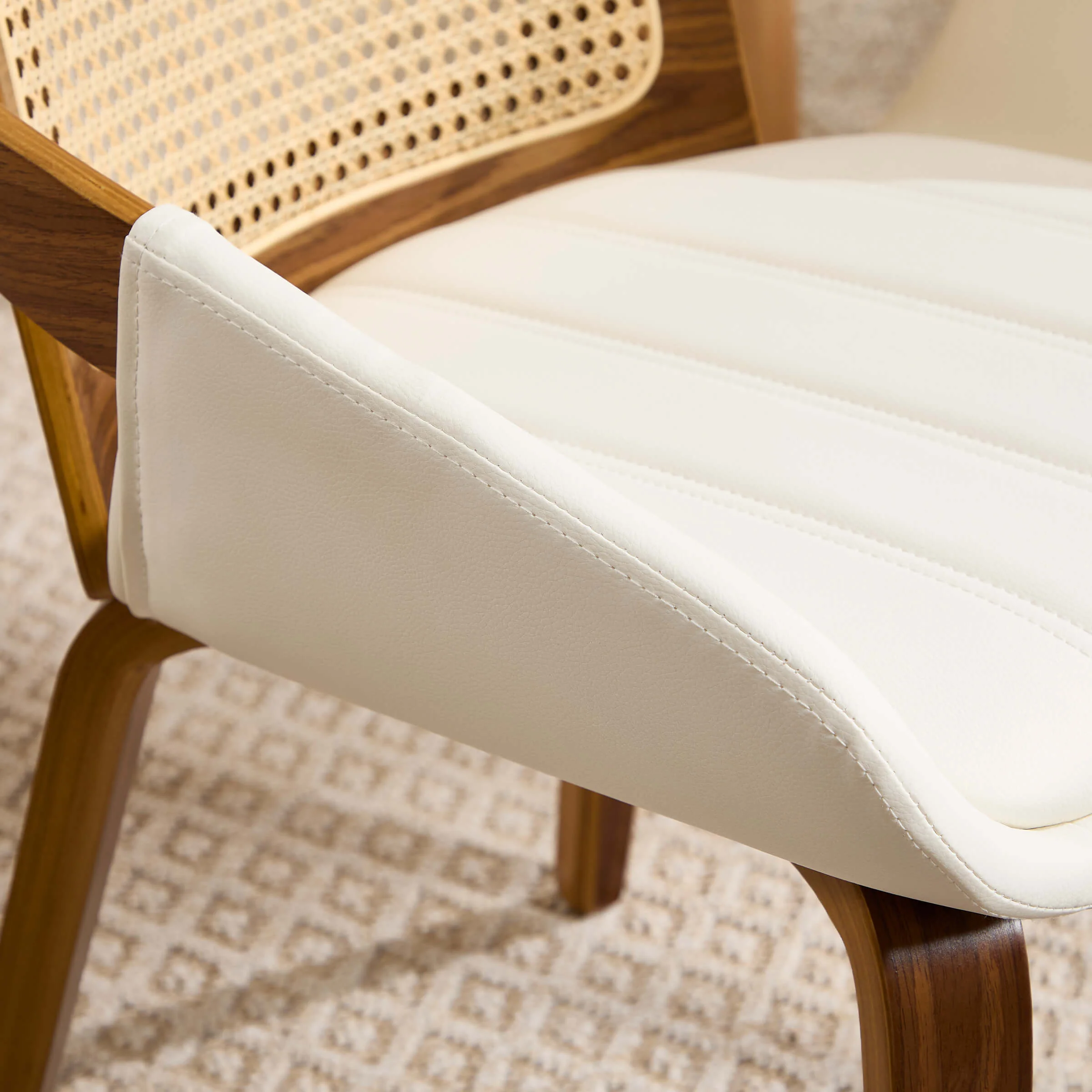 Rattan Cane Dining Chairs Set of 2 - 61343DC - Image 21