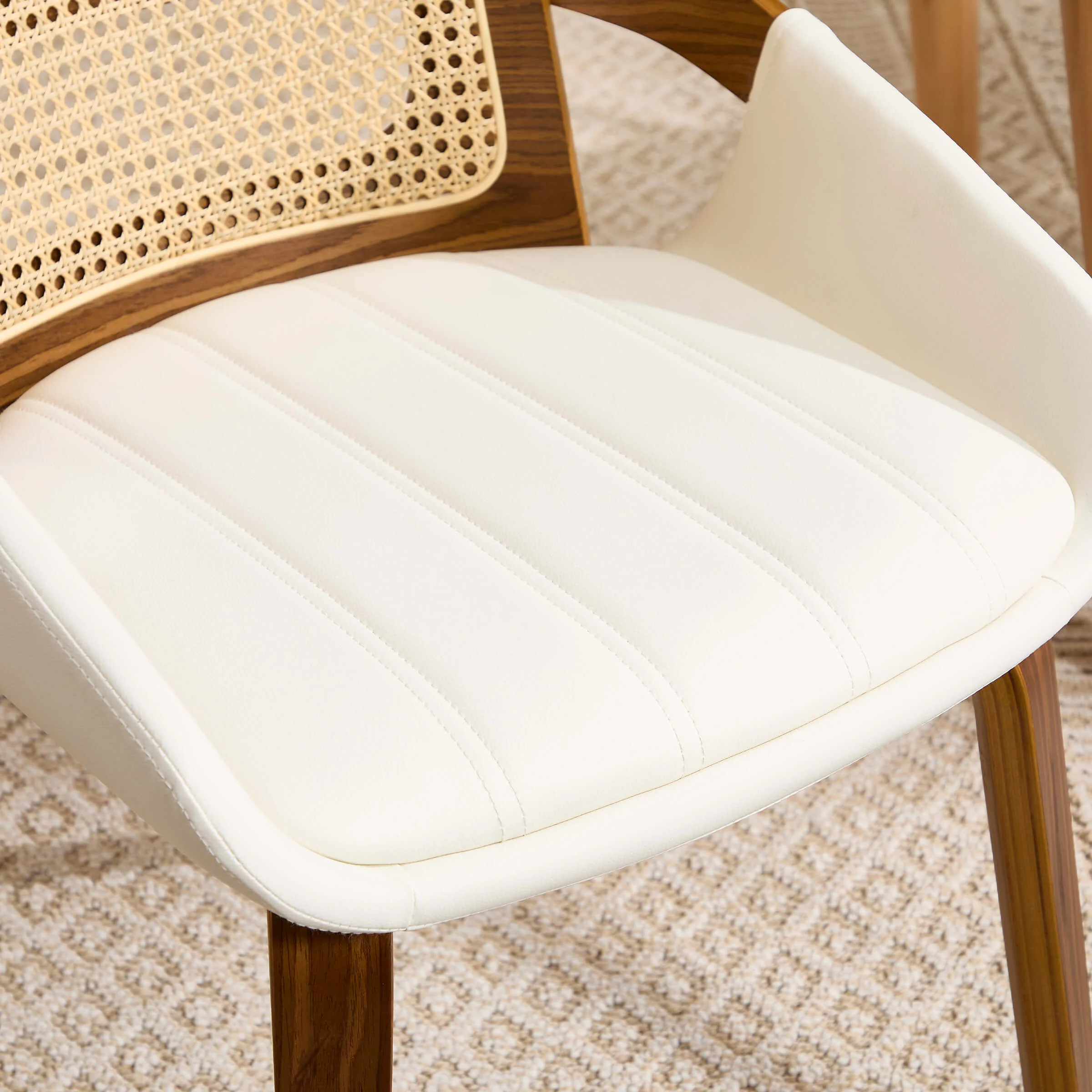 Rattan Cane Dining Chairs Set of 2 - 61343DC - Image 22