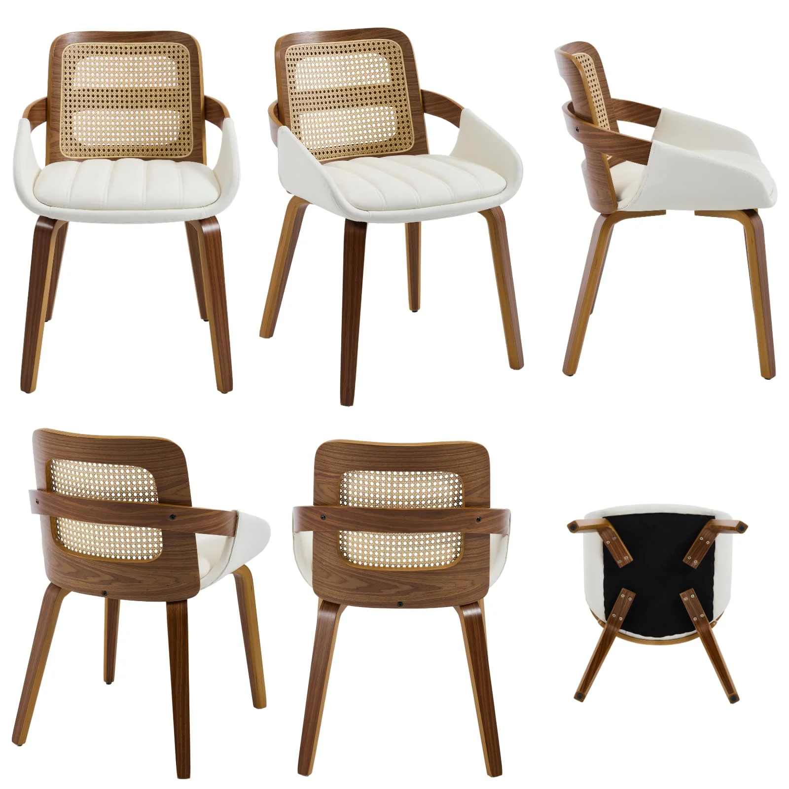 Rattan Cane Dining Chairs Set of 2 - 61343DC - Image 23
