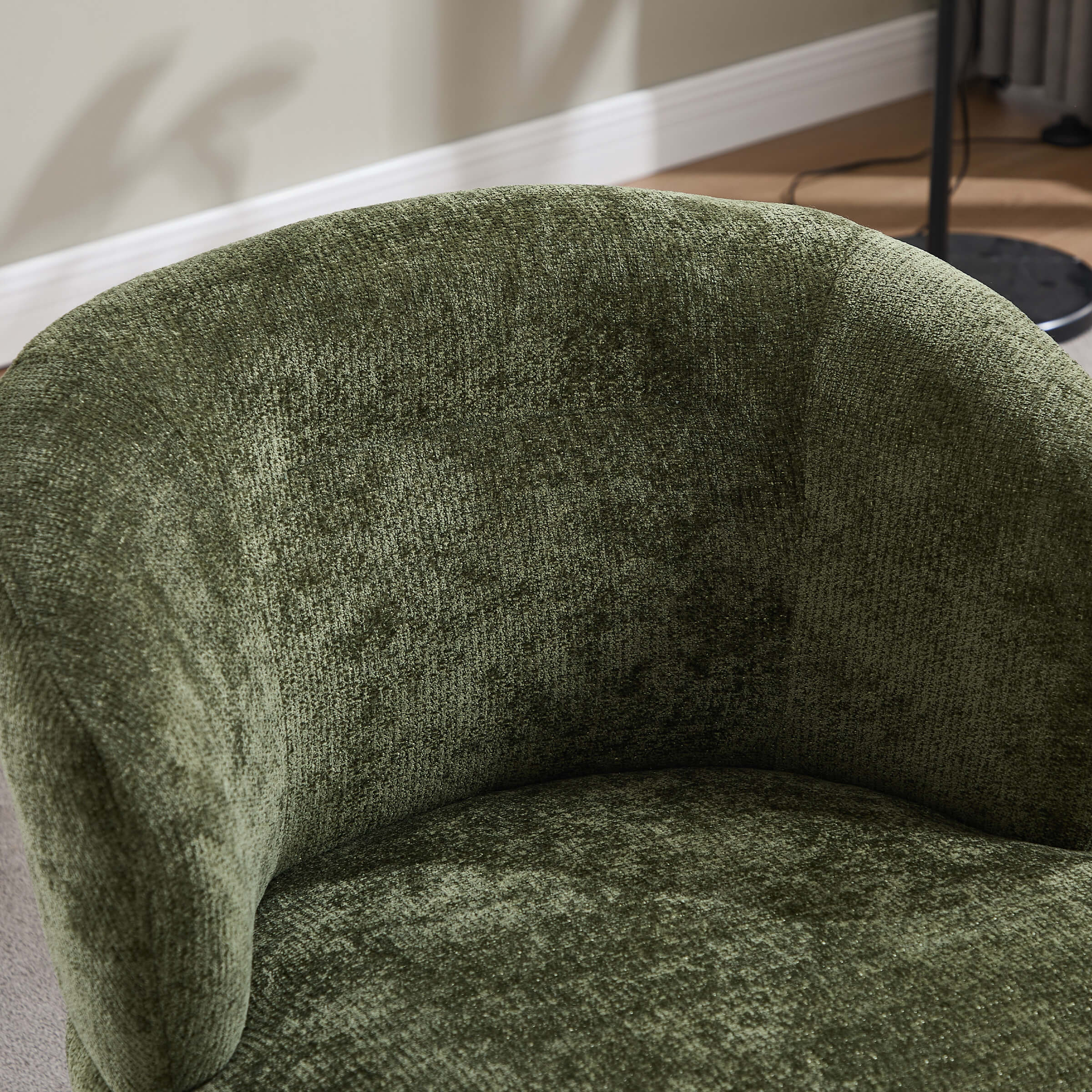 Modern Swivel Accent Chenille Armchair - 9918AC - Image 14